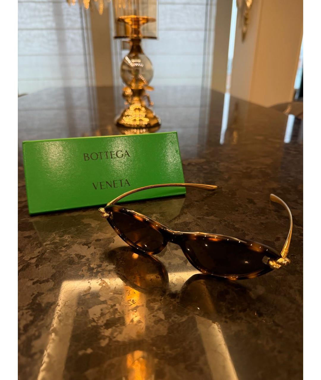 BOTTEGA VENETA Мульти металлические солнцезащитные очки, фото 2