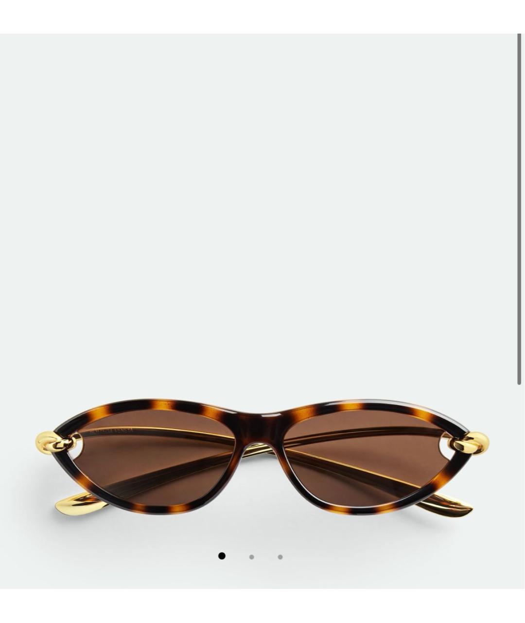 BOTTEGA VENETA Мульти металлические солнцезащитные очки, фото 5