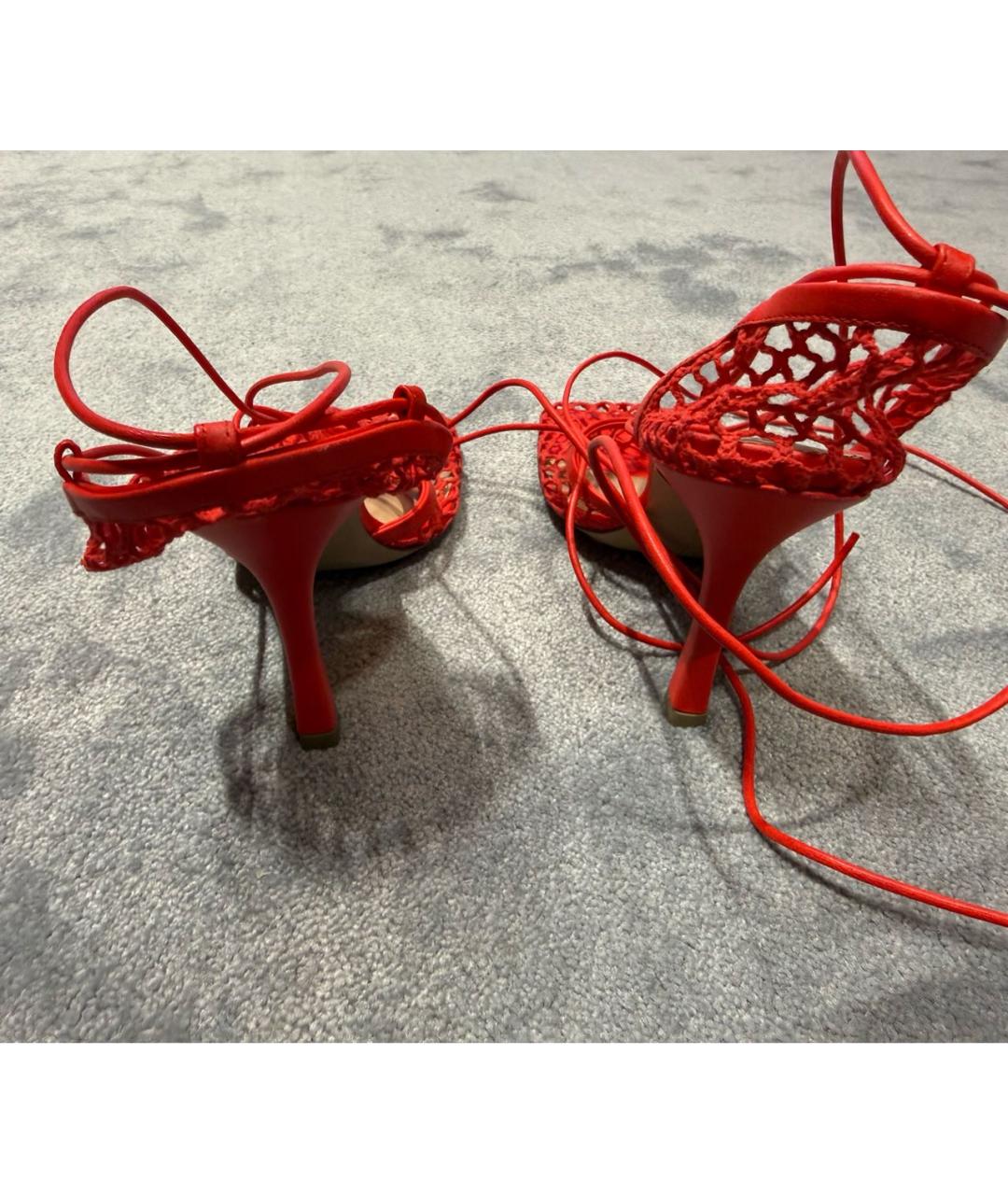 BOTTEGA VENETA Красные туфли, фото 4