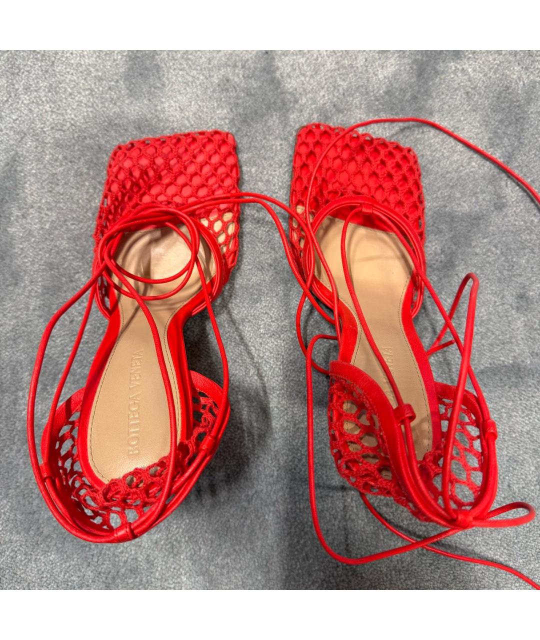 BOTTEGA VENETA Красные туфли, фото 3