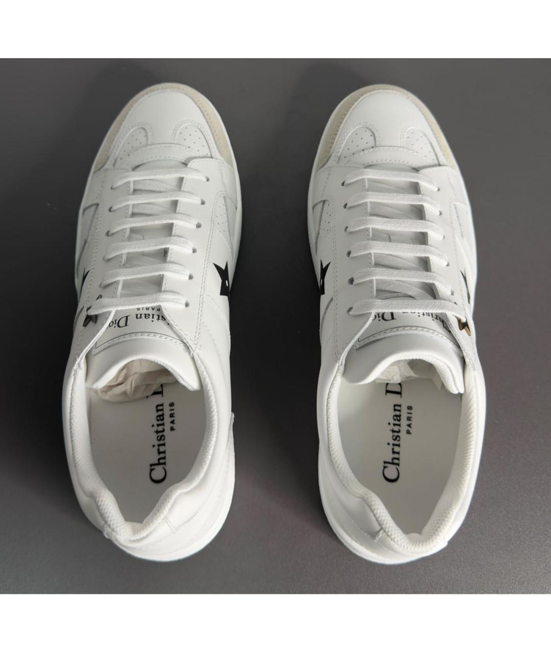 CHRISTIAN DIOR Белые кожаные кеды, фото 3