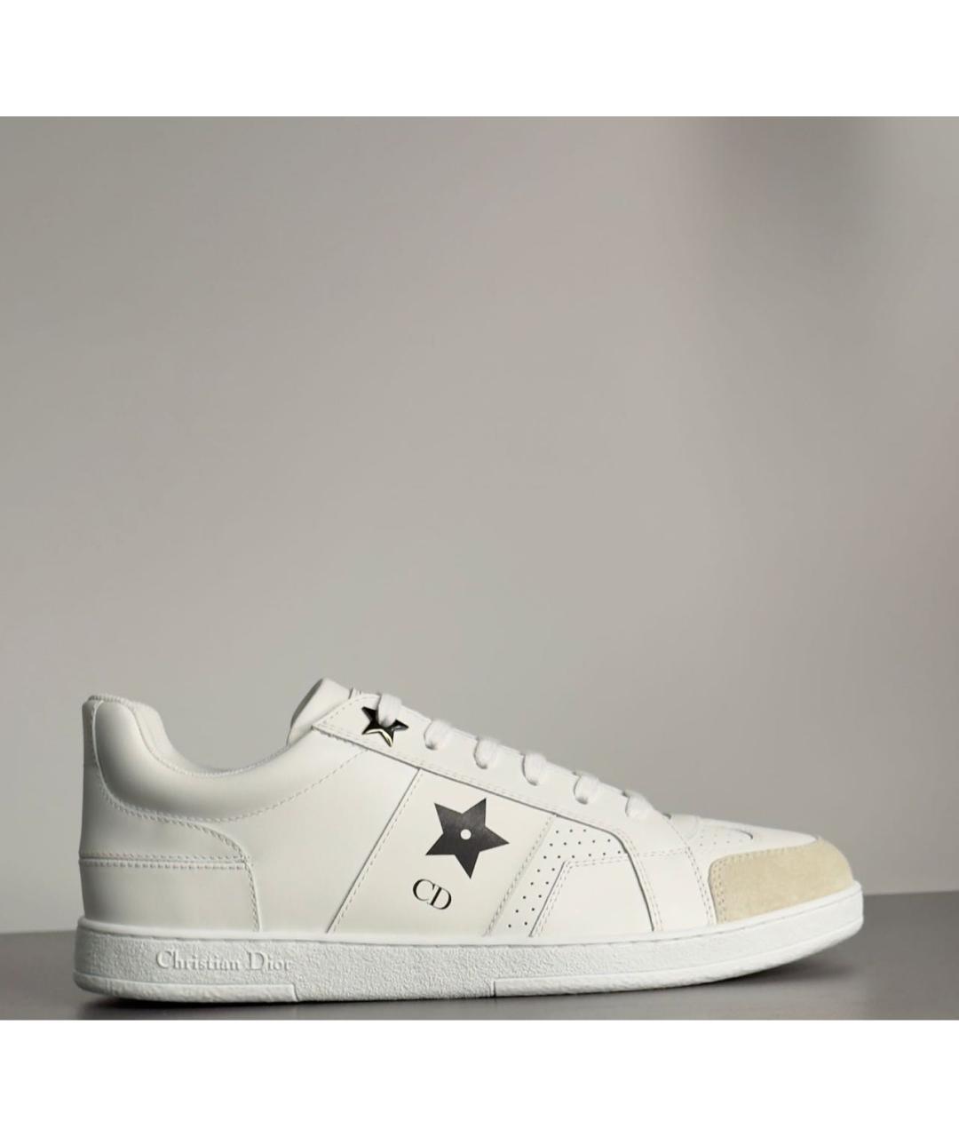 CHRISTIAN DIOR Белые кожаные кеды, фото 9