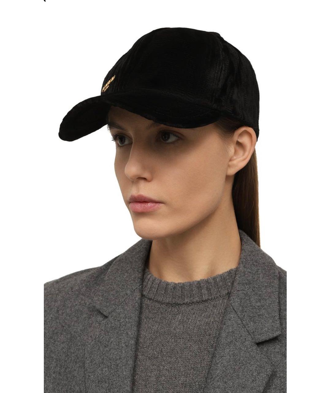 BALMAIN Черная кепка, фото 2