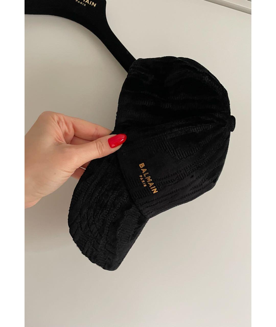 BALMAIN Черная кепка, фото 3