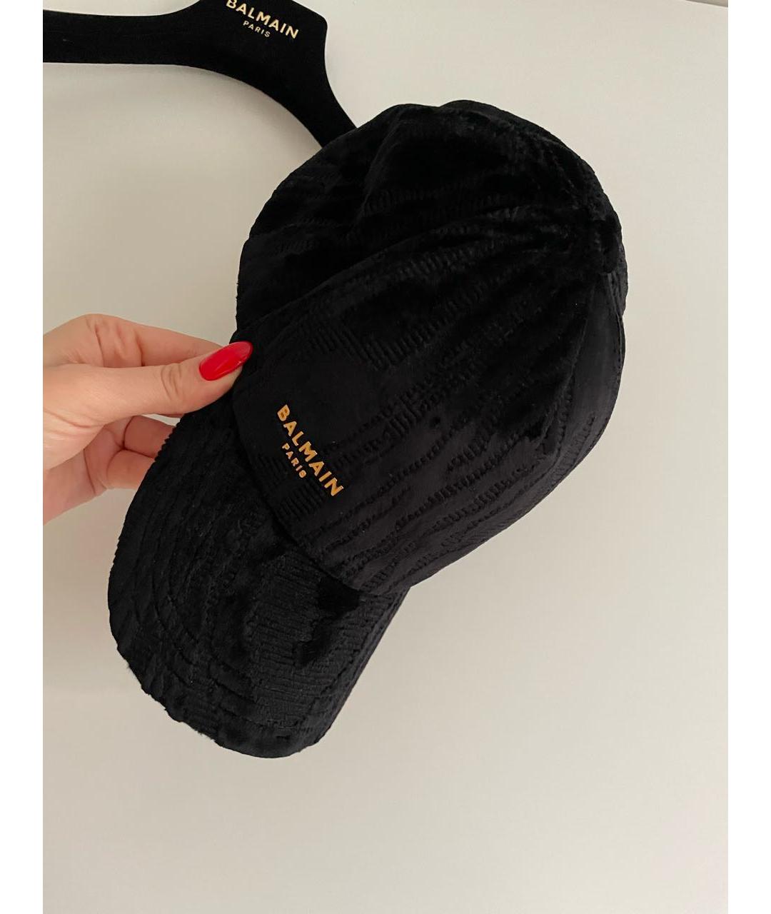 BALMAIN Черная кепка, фото 7