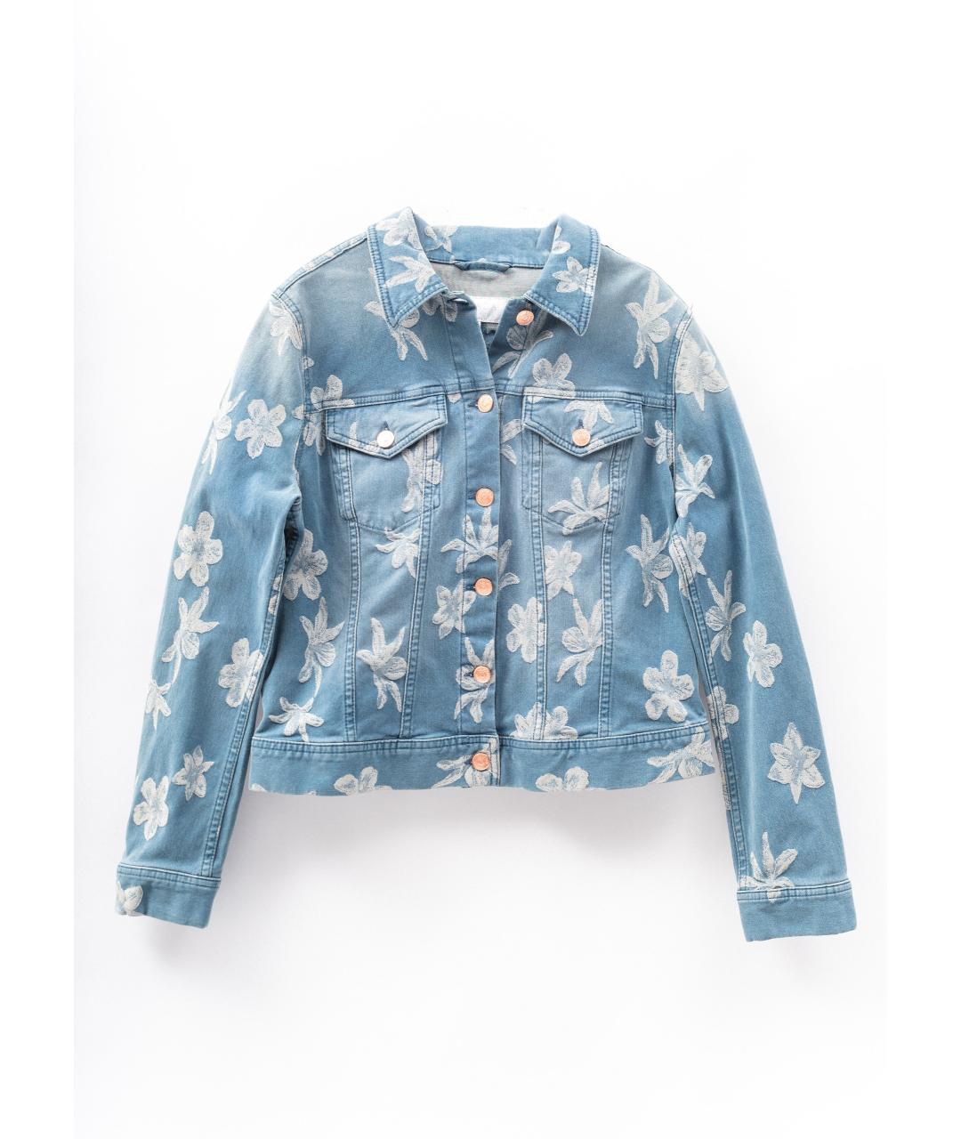 ESCADA Голубой хлопковый жакет/пиджак, фото 6