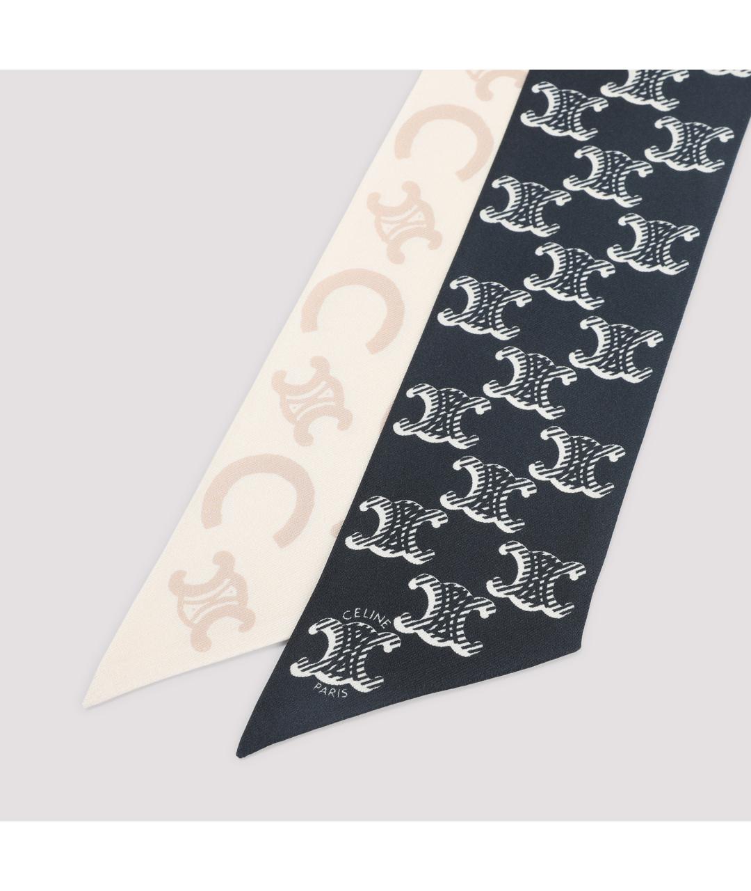 CELINE Мульти шелковый шарф, фото 2
