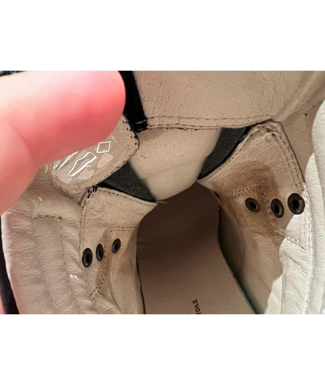 ISABEL MARANT Коричневые кожаные кроссовки, фото 7