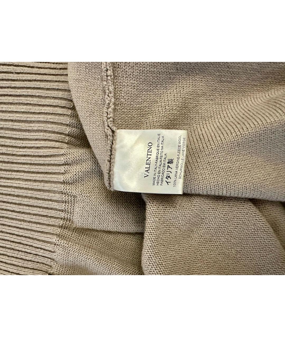 VALENTINO Фиолетовое шерстяное повседневное платье, фото 6