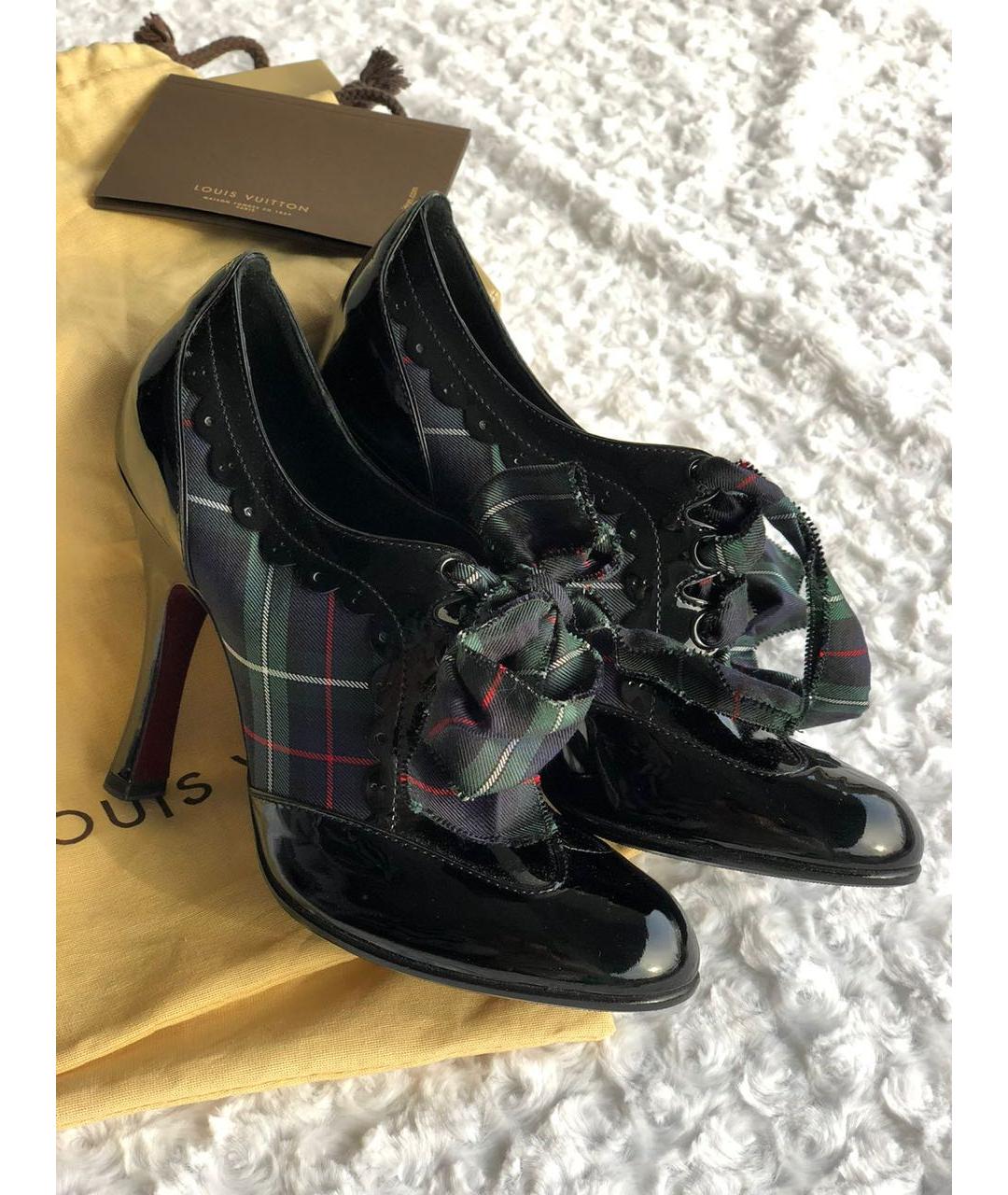 LOUIS VUITTON Мульти текстильные ботильоны, фото 3