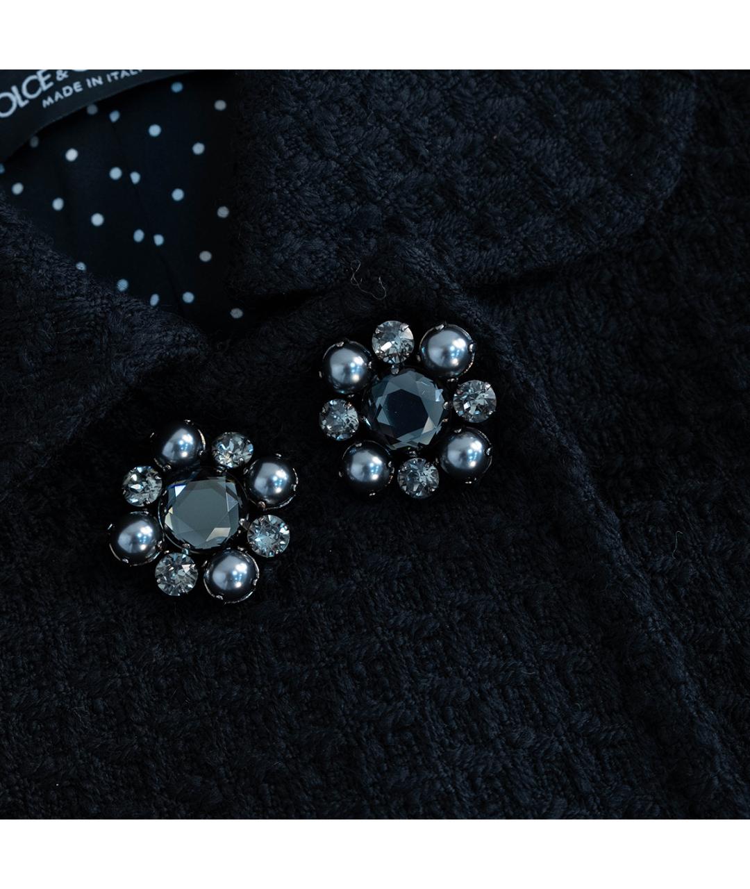 DOLCE&GABBANA Черное пальто, фото 4