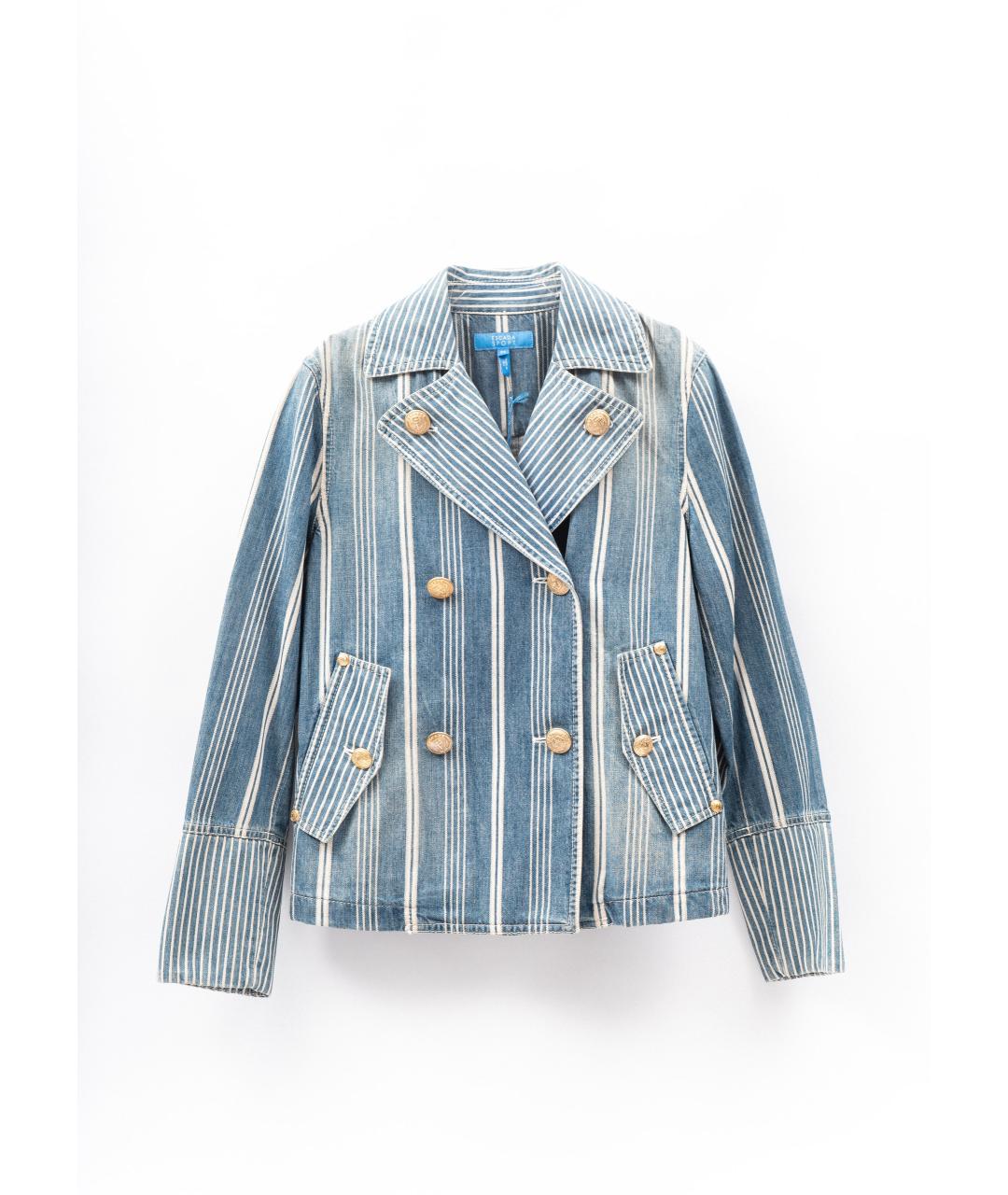 ESCADA Голубой деним жакет/пиджак, фото 6