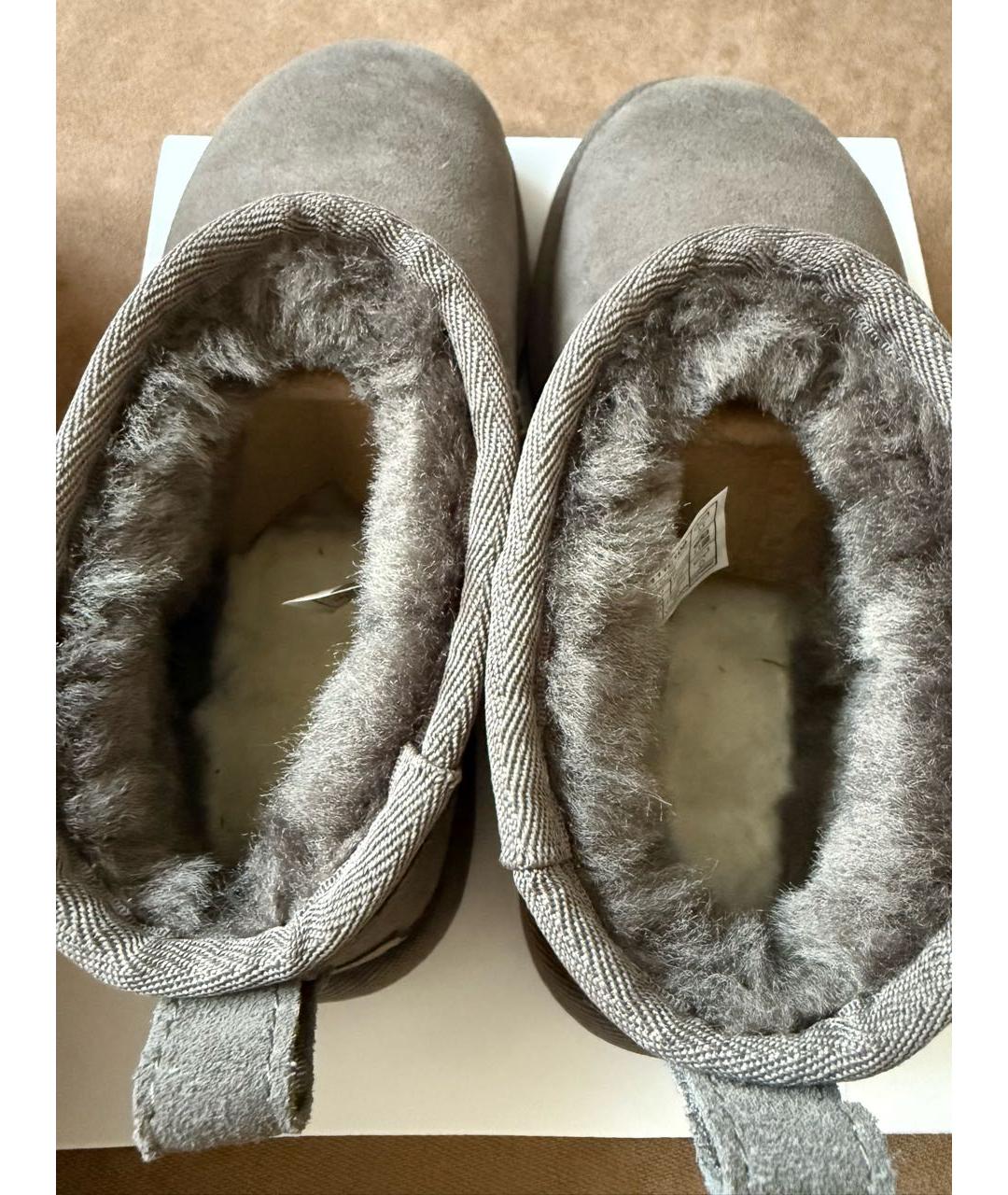 UGG AUSTRALIA Серые замшевые ботинки, фото 4