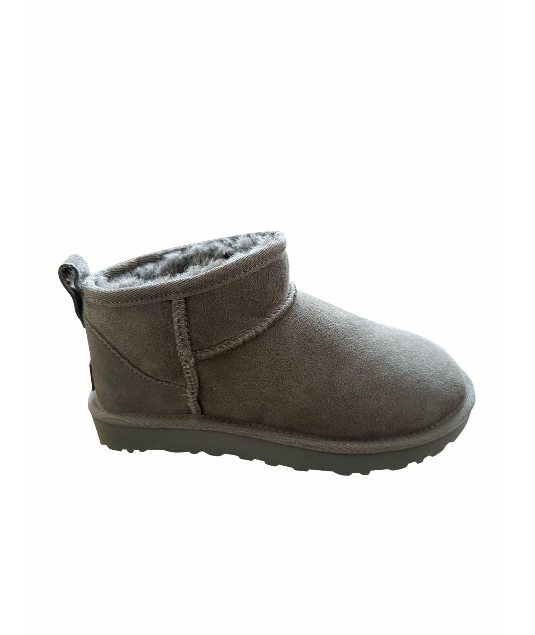 UGG AUSTRALIA Серые замшевые ботинки, фото 1