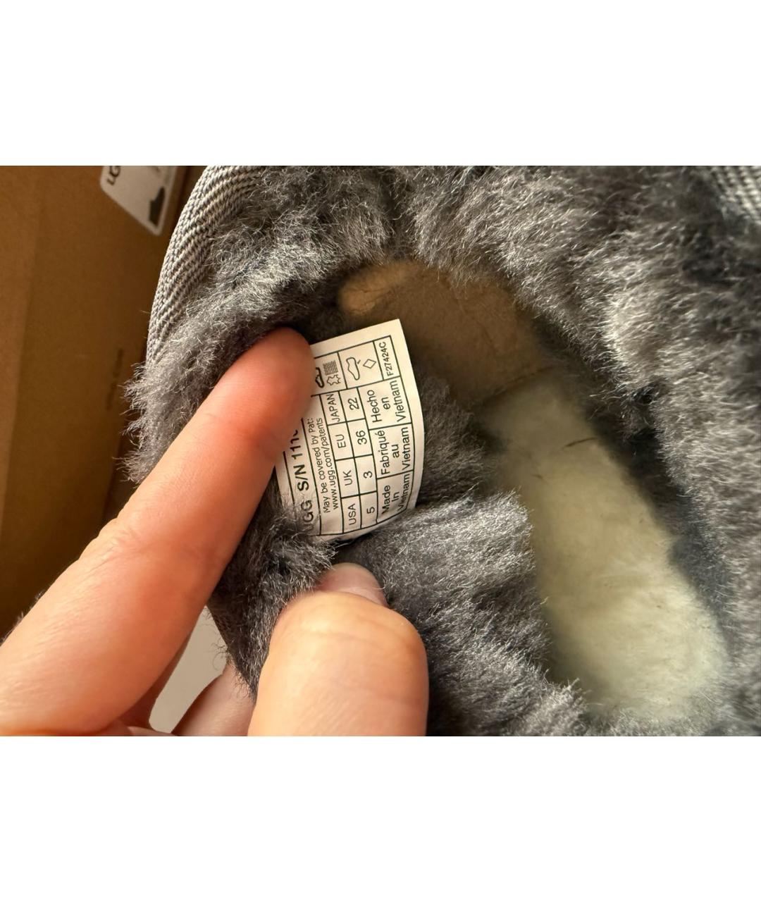 UGG AUSTRALIA Серые замшевые ботинки, фото 5
