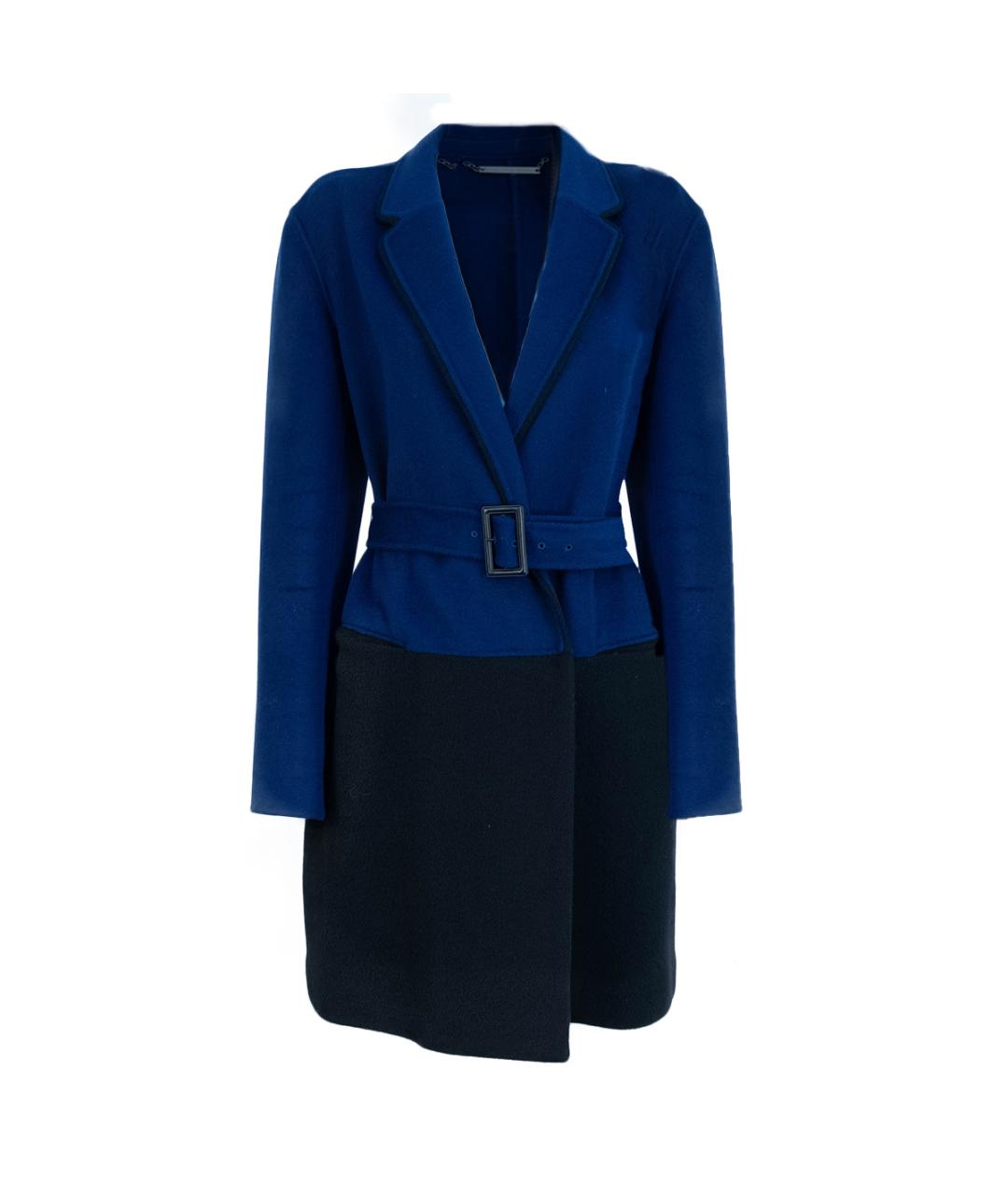 DIANE VON FURSTENBERG Фиолетовое шерстяное пальто, фото 1