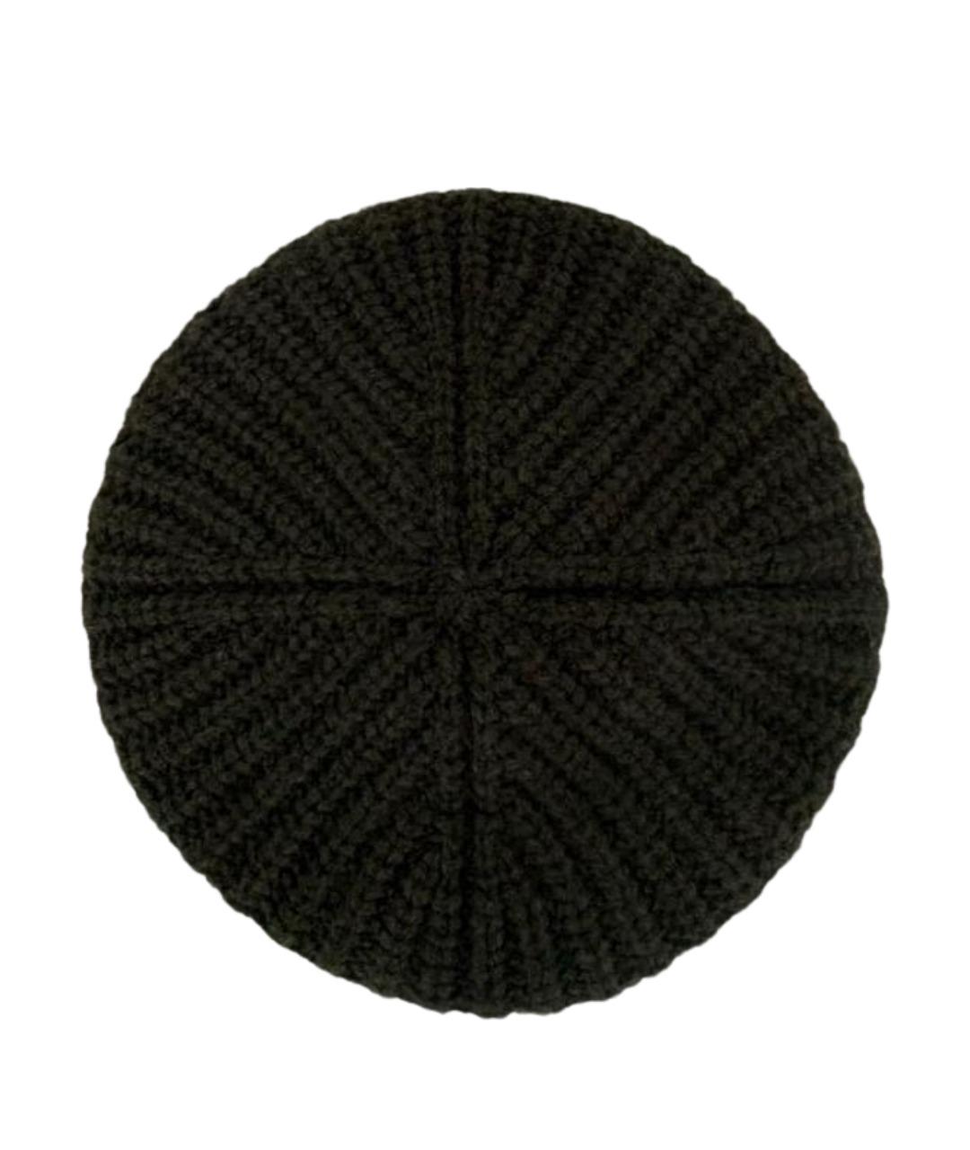 LORO PIANA Хаки кашемировая шапка, фото 1