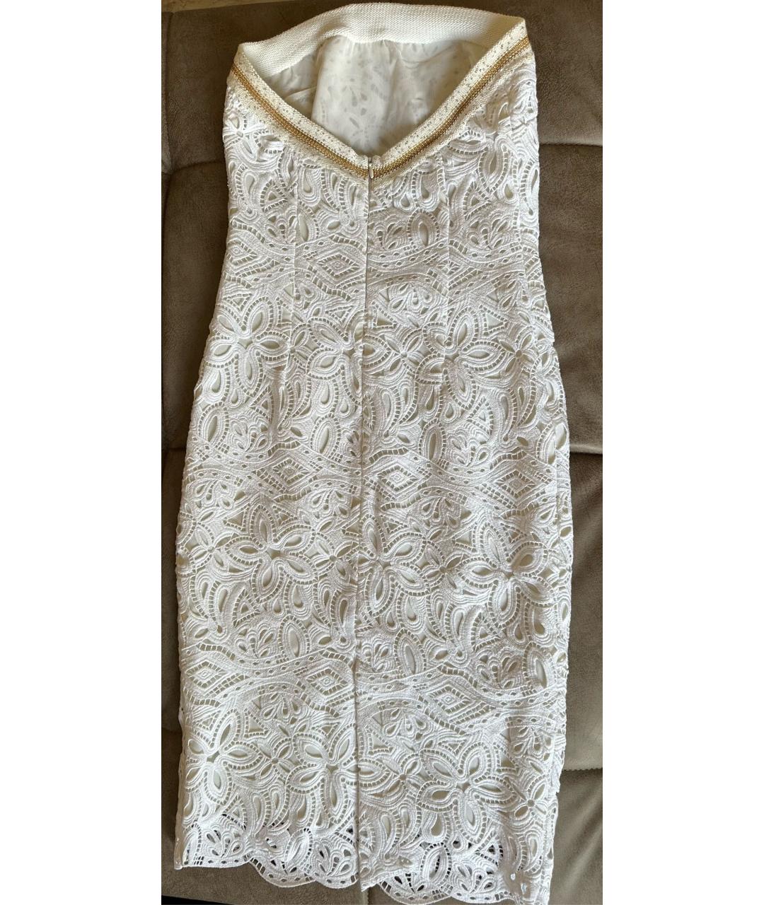 ERMANNO SCERVINO Белое хлопковое вечернее платье, фото 2