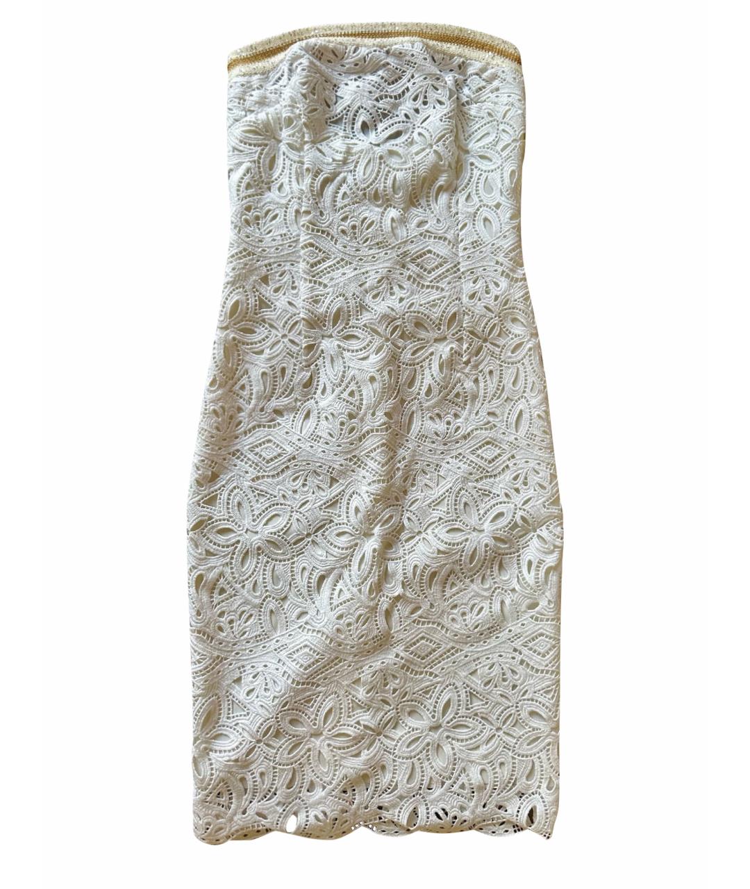 ERMANNO SCERVINO Белое хлопковое вечернее платье, фото 1