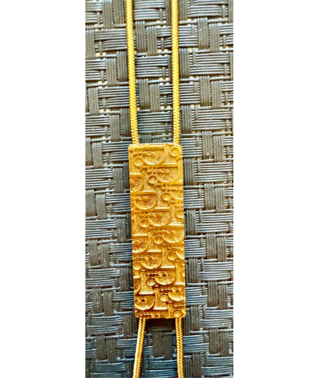 CHRISTIAN DIOR Золотая латунная подвеска, фото 3