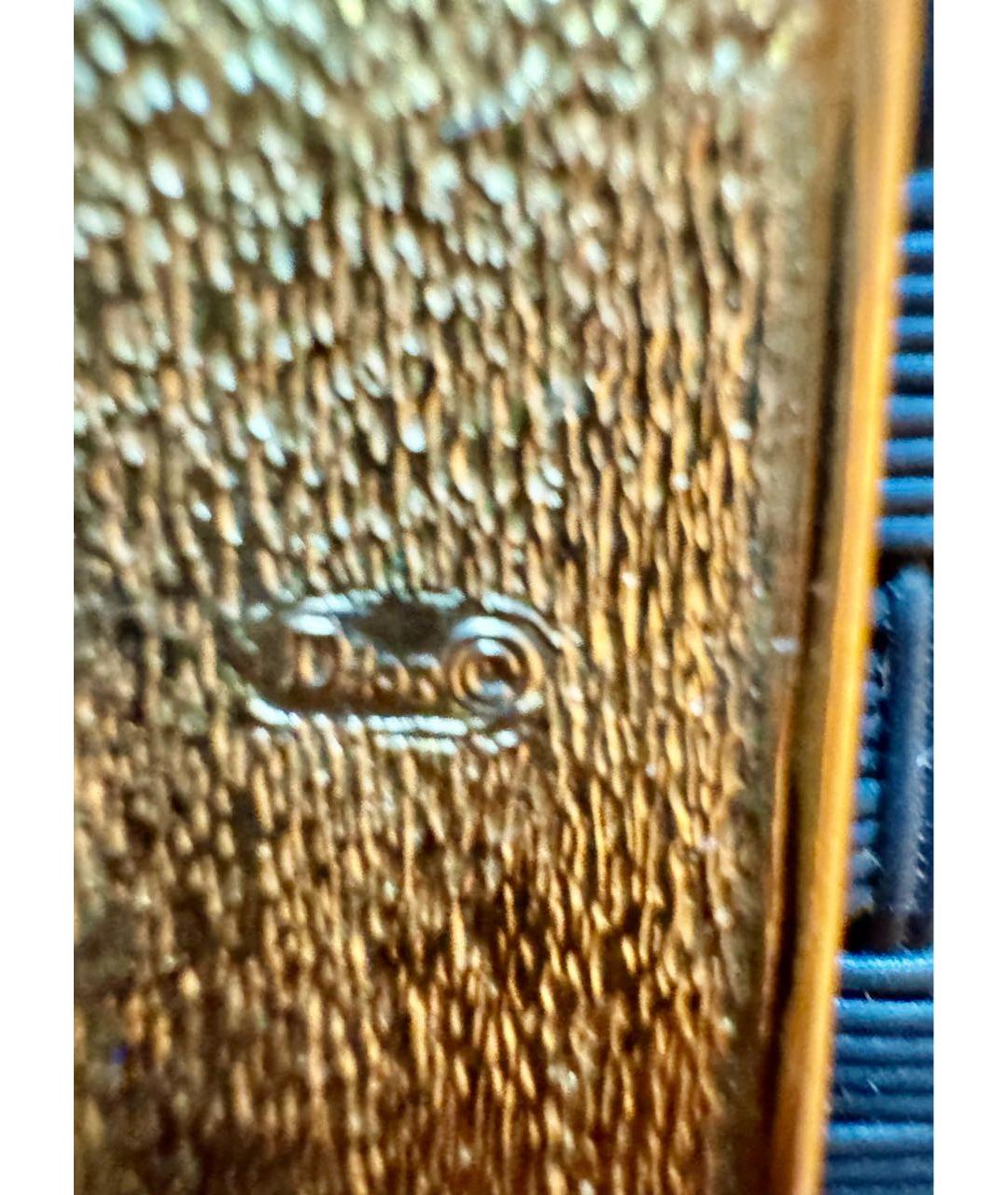 CHRISTIAN DIOR Золотая латунная подвеска, фото 5