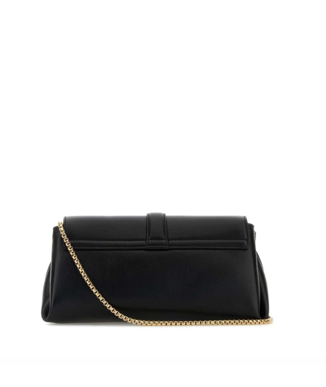 FERRAGAMO Черная кожаная сумка через плечо, фото 3