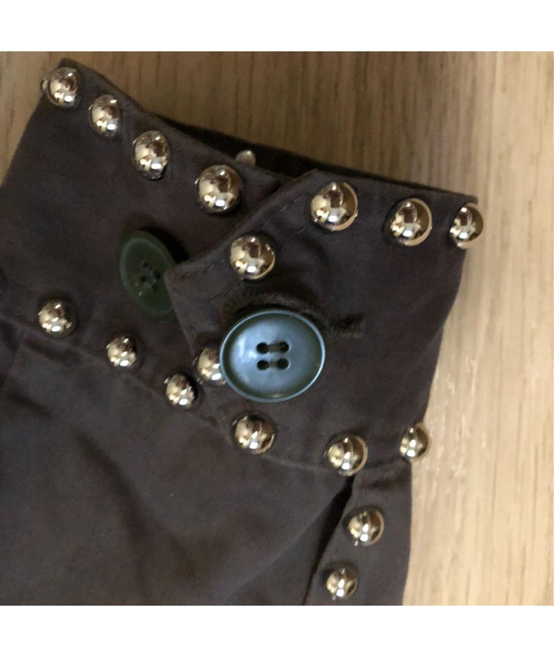 PHILIPP PLEIN Хаки хлопковая куртка, фото 8