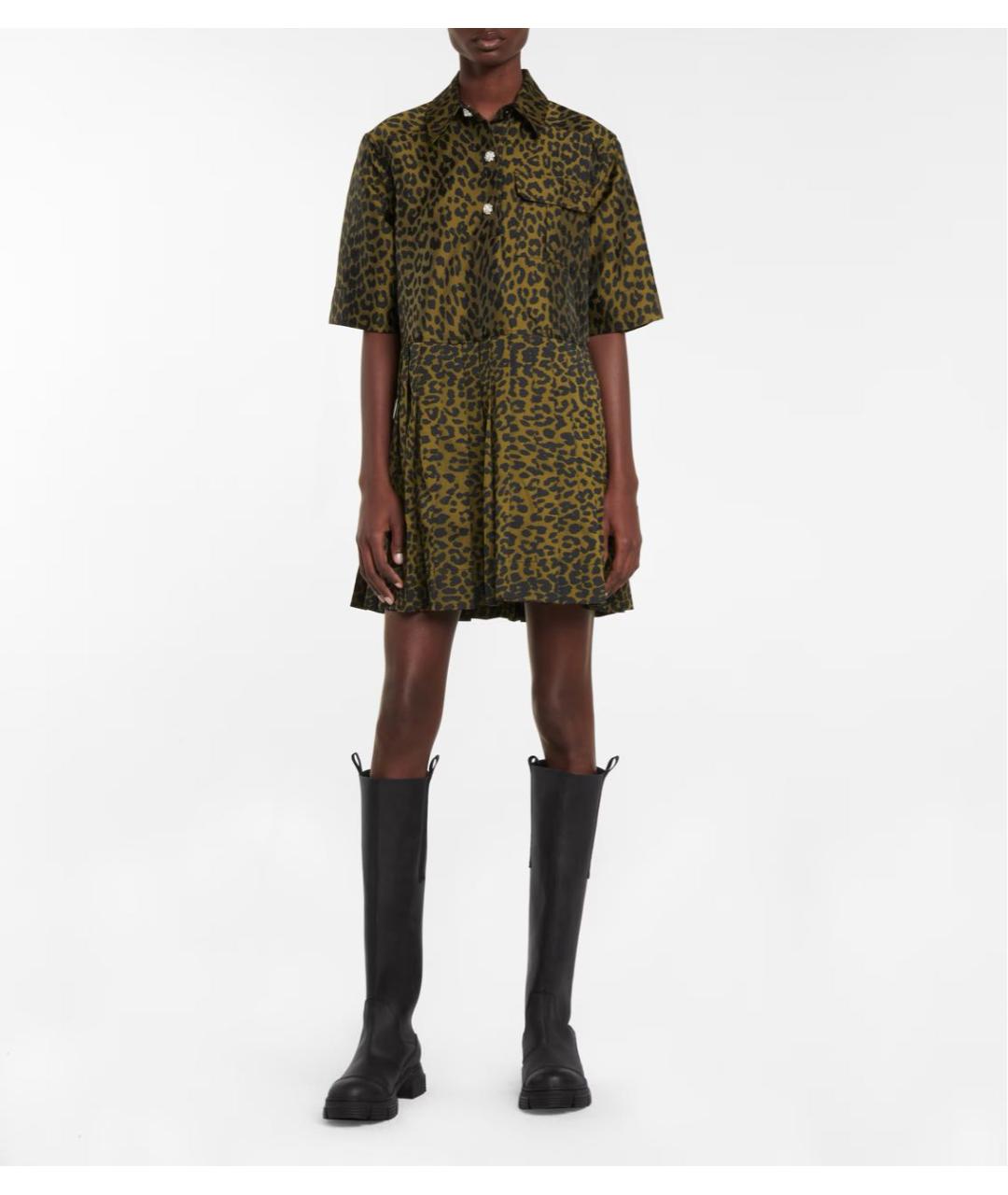 GANNI Черные резиновые ботинки, фото 5