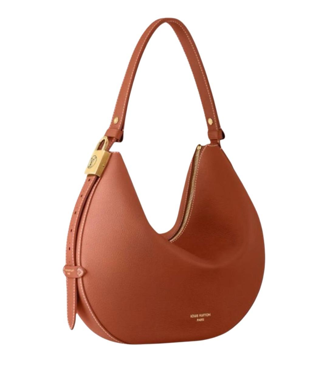 LOUIS VUITTON Оранжевая кожаная сумка через плечо, фото 1