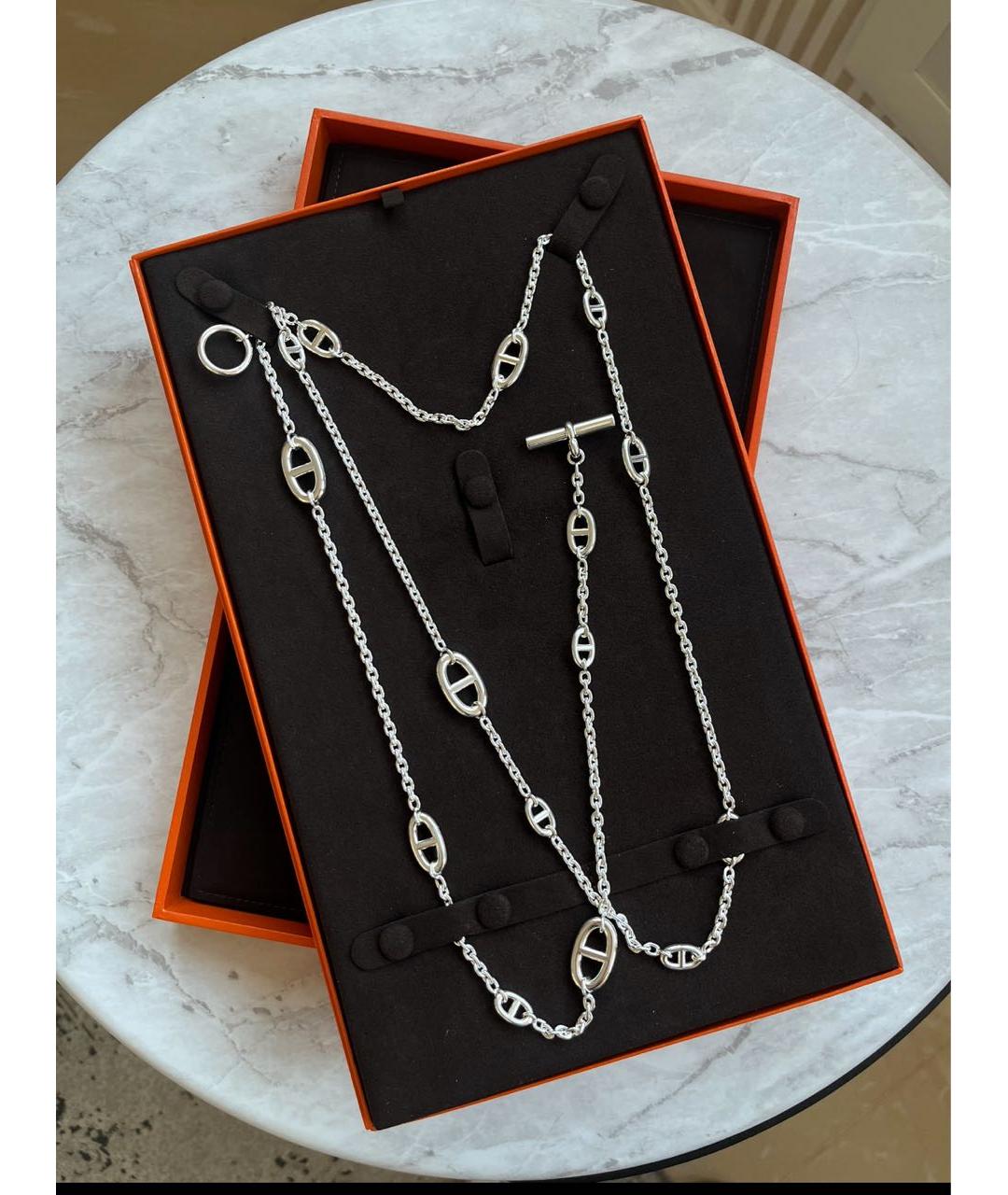 HERMES Серебряная серебряная подвеска, фото 4