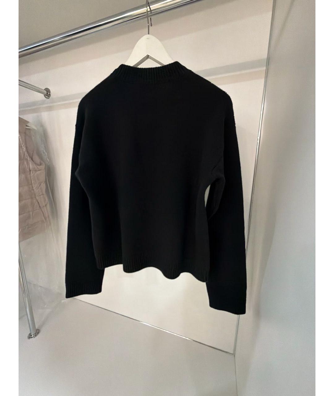 GUCCI Черный шерстяной джемпер / свитер, фото 2