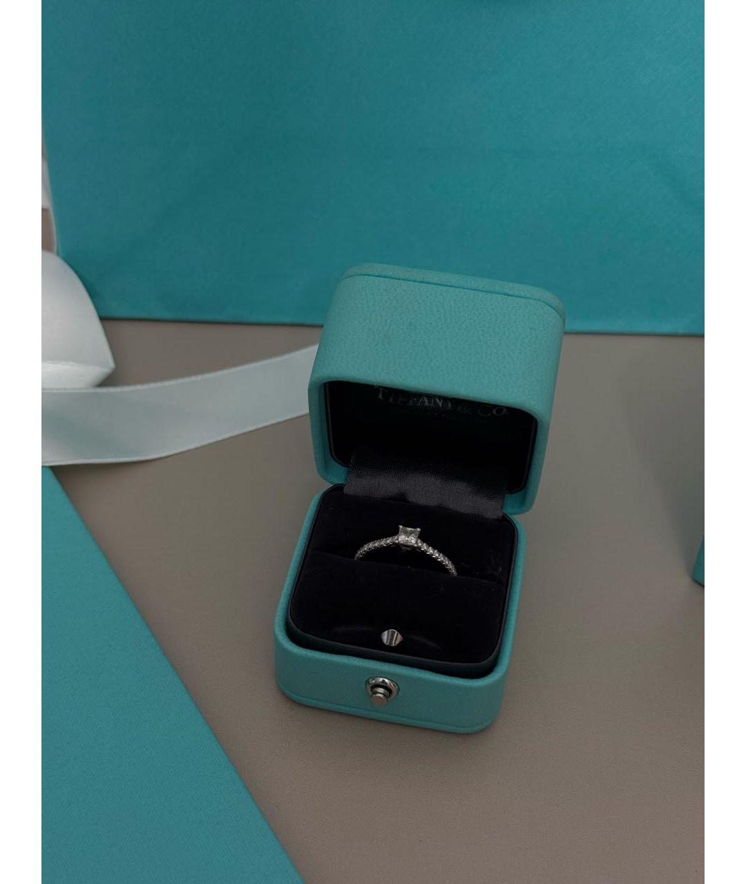 TIFFANY&CO Серебряное платиновое кольцо, фото 4