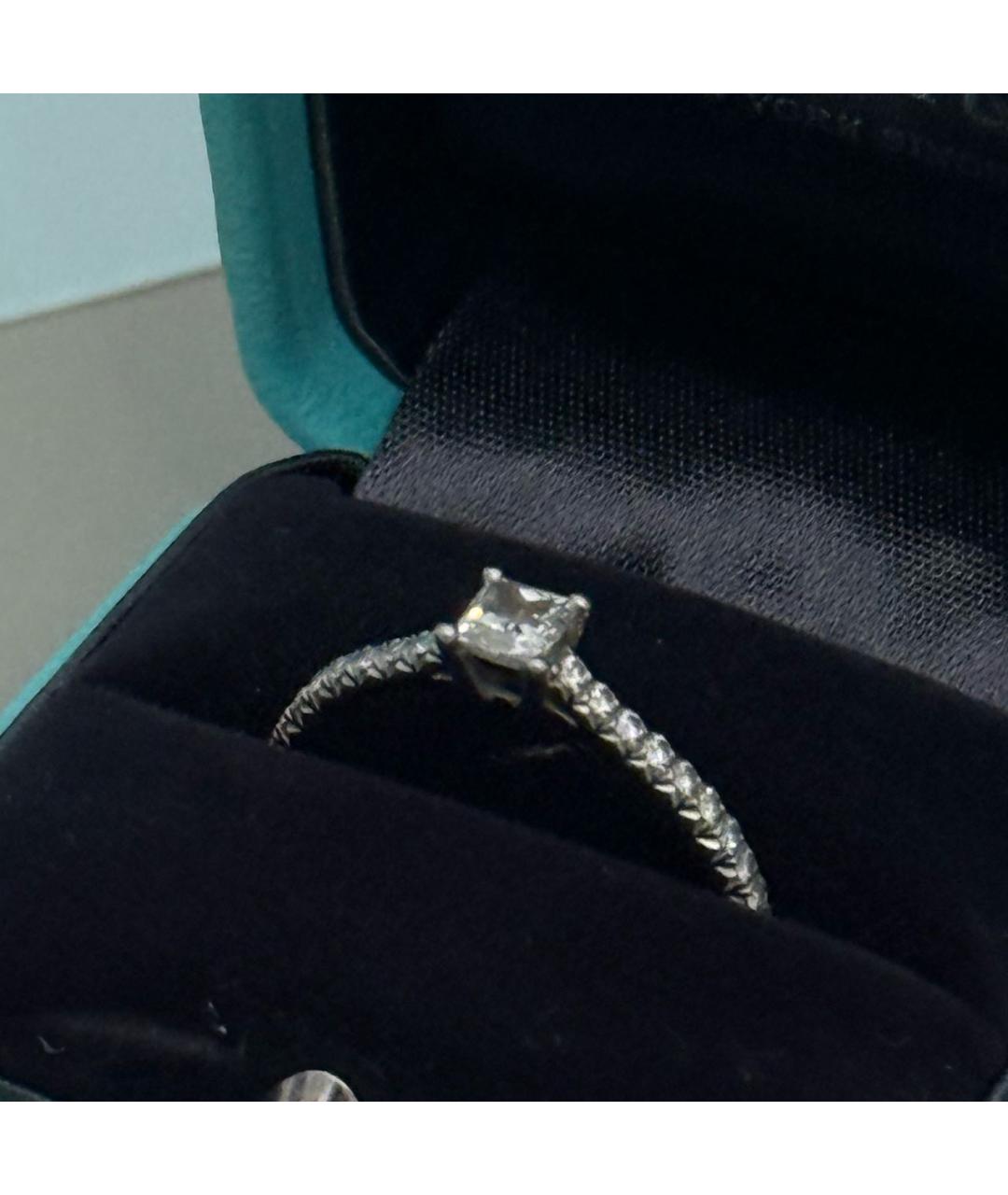 TIFFANY&CO Серебряное платиновое кольцо, фото 2