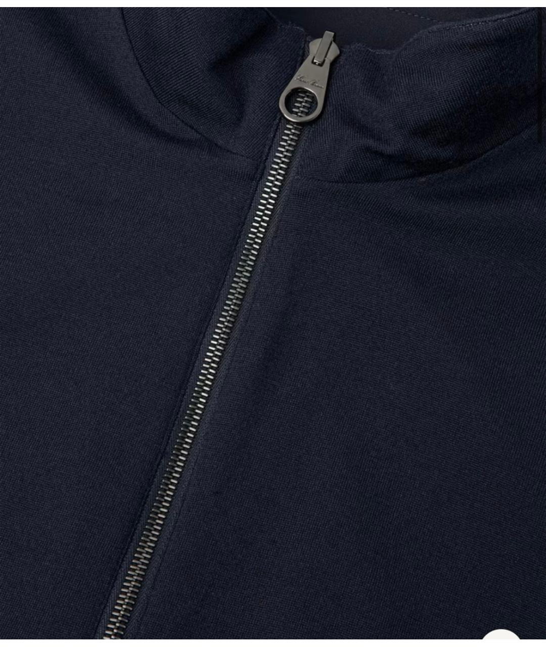 LORO PIANA Темно-синий жилет, фото 4