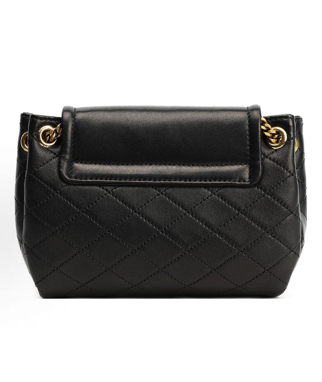 SAINT LAURENT Черная кожаная сумка через плечо, фото 3