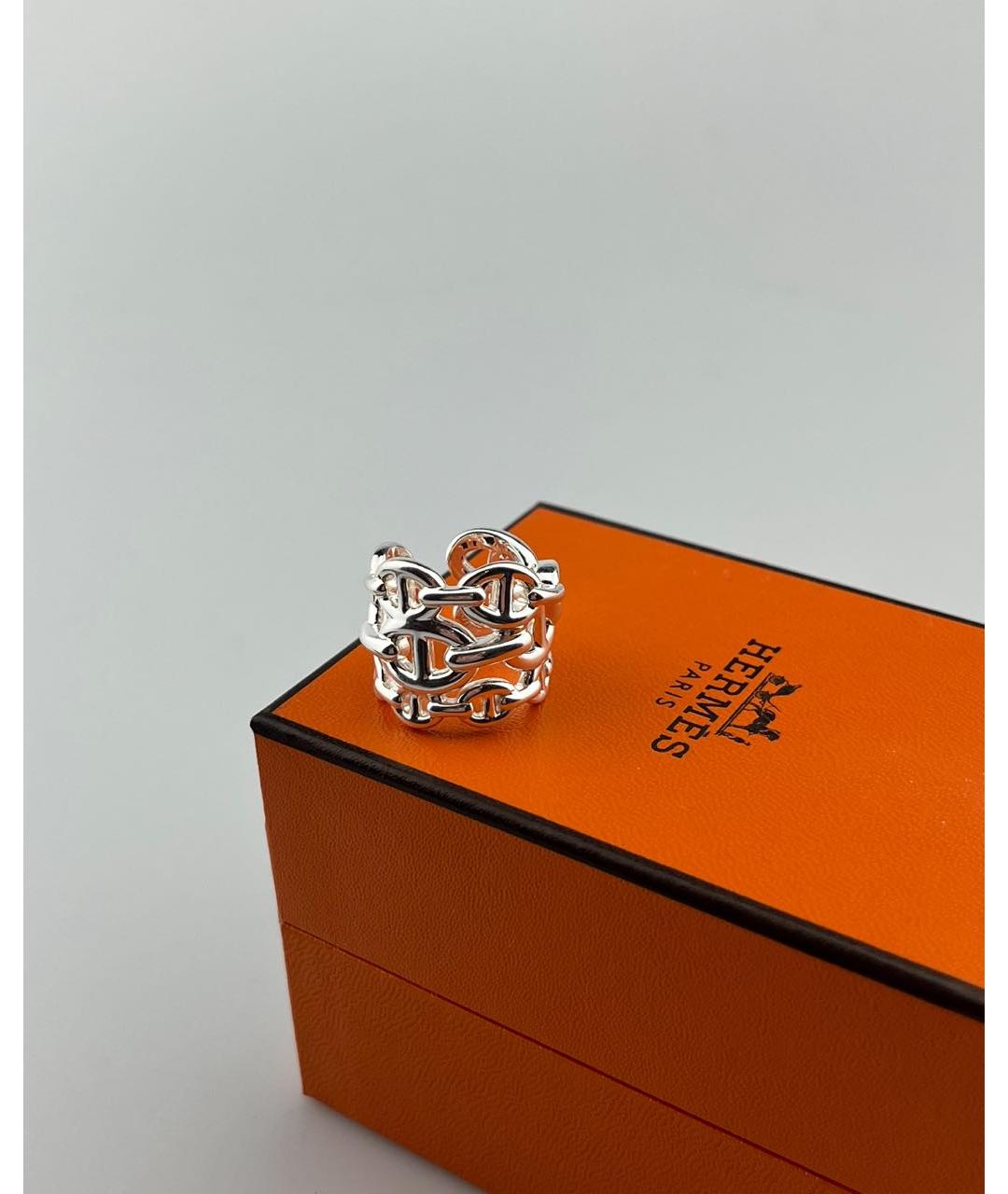 HERMES Серебряное серебряное кольцо, фото 2
