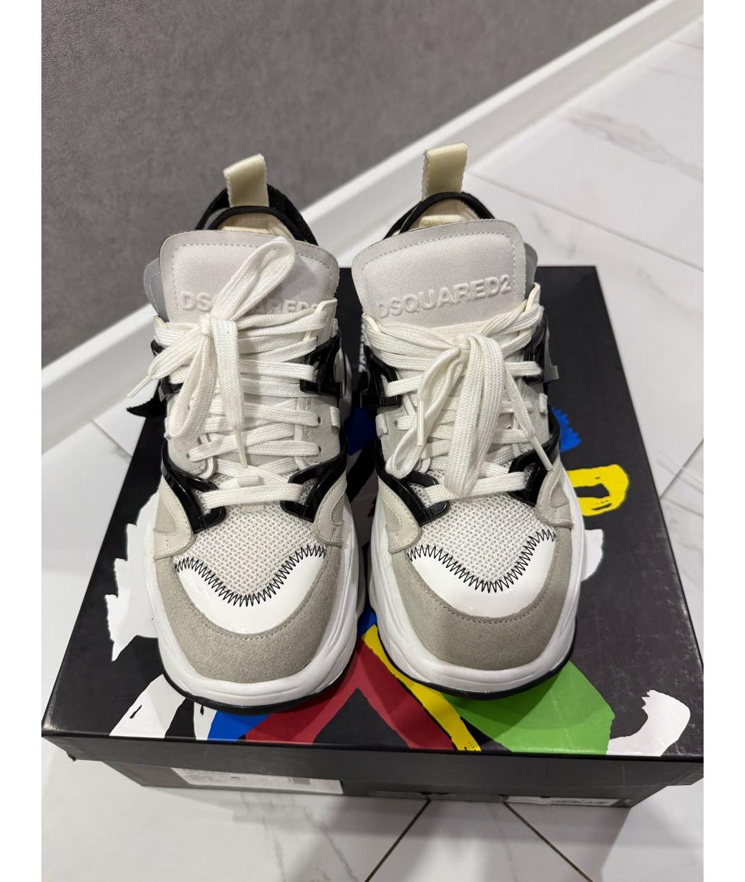 DSQUARED2 Мульти текстильные кроссовки, фото 4