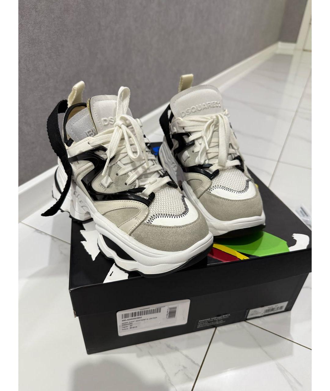 DSQUARED2 Мульти текстильные кроссовки, фото 6