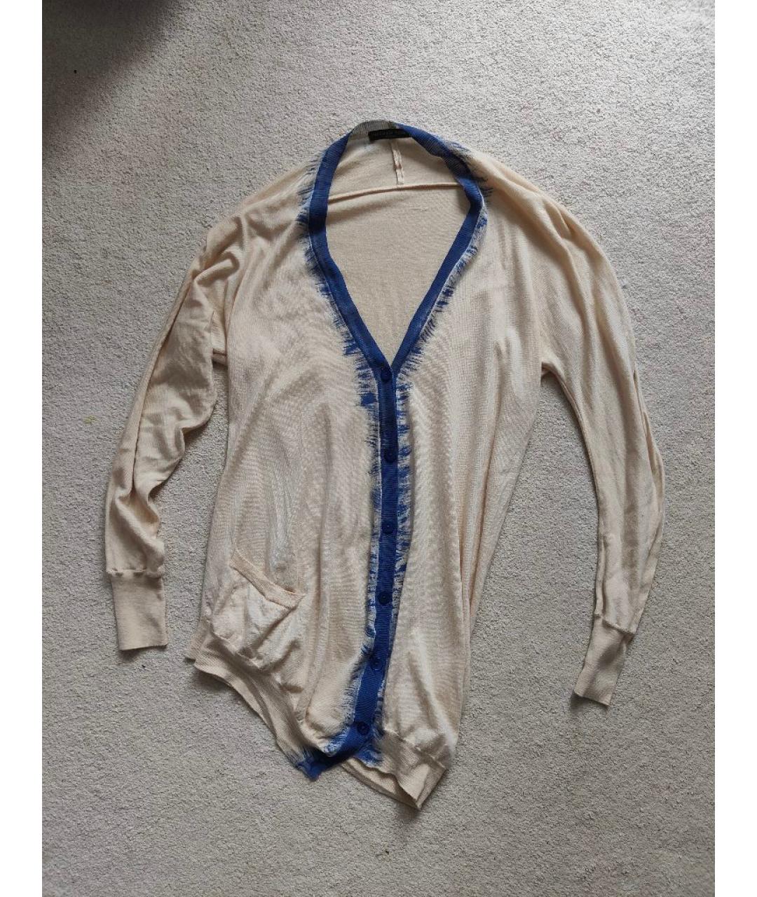 ALEXANDER MCQUEEN Бежевый кашемировый кардиган, фото 2