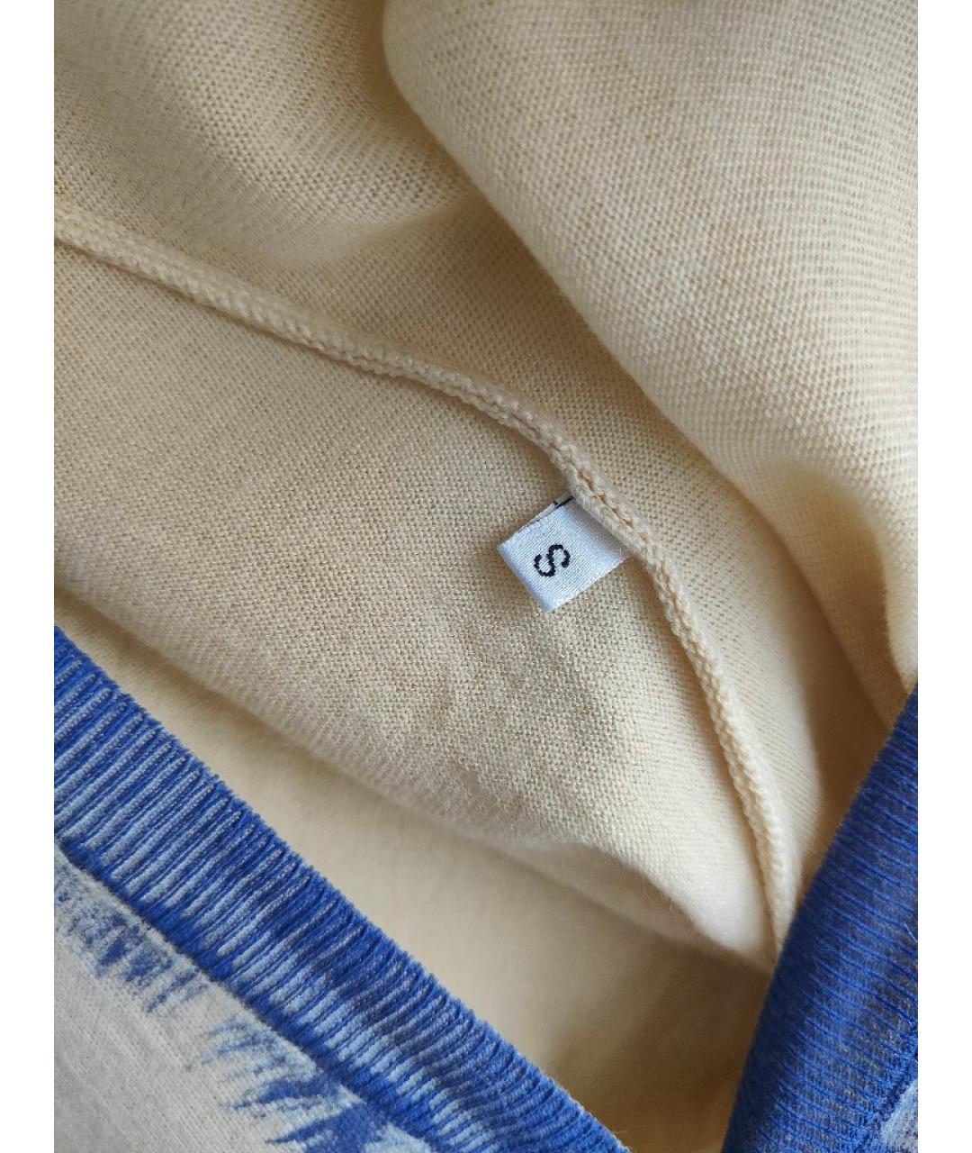 ALEXANDER MCQUEEN Бежевый кашемировый кардиган, фото 9