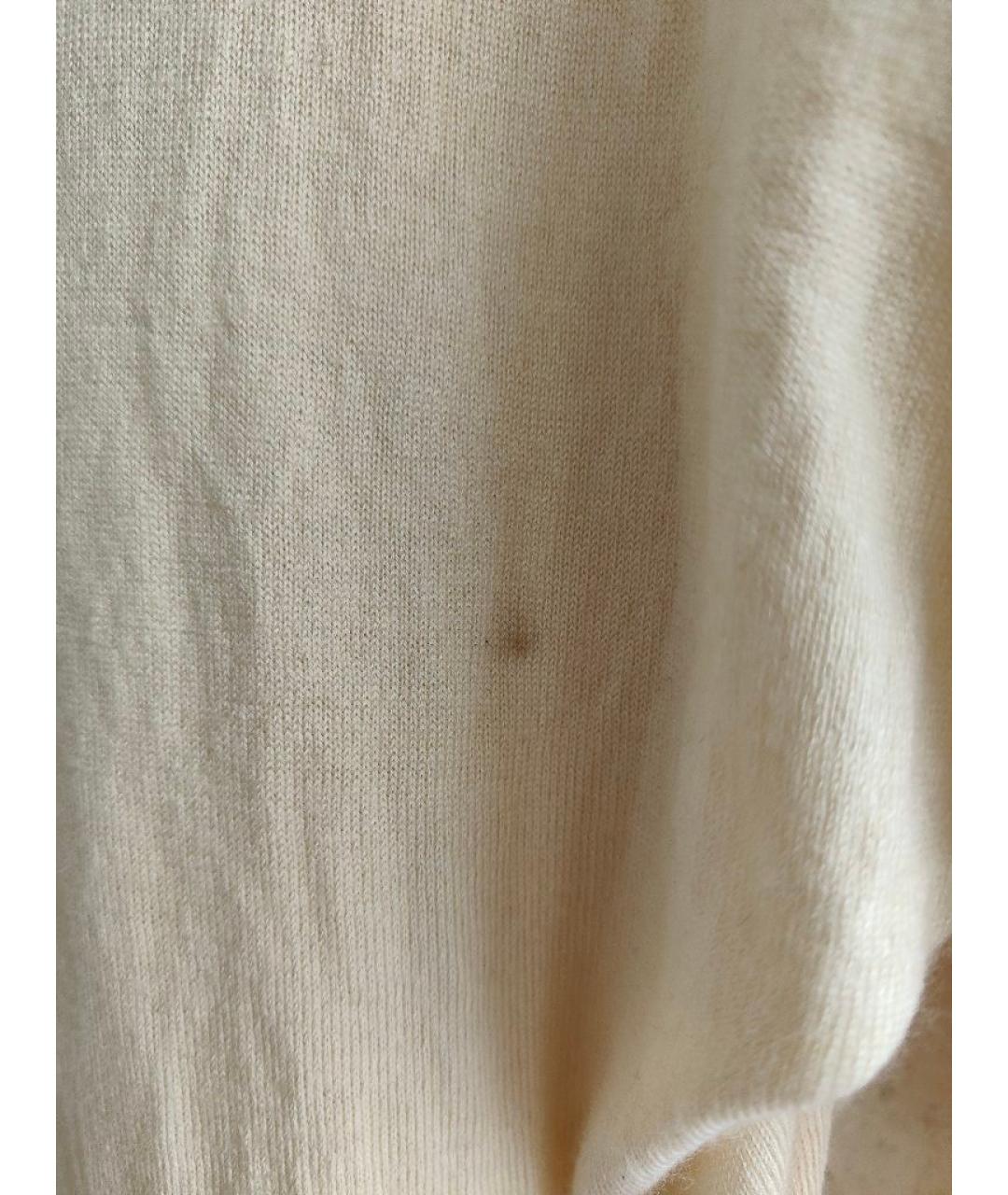 ALEXANDER MCQUEEN Бежевый кашемировый кардиган, фото 6