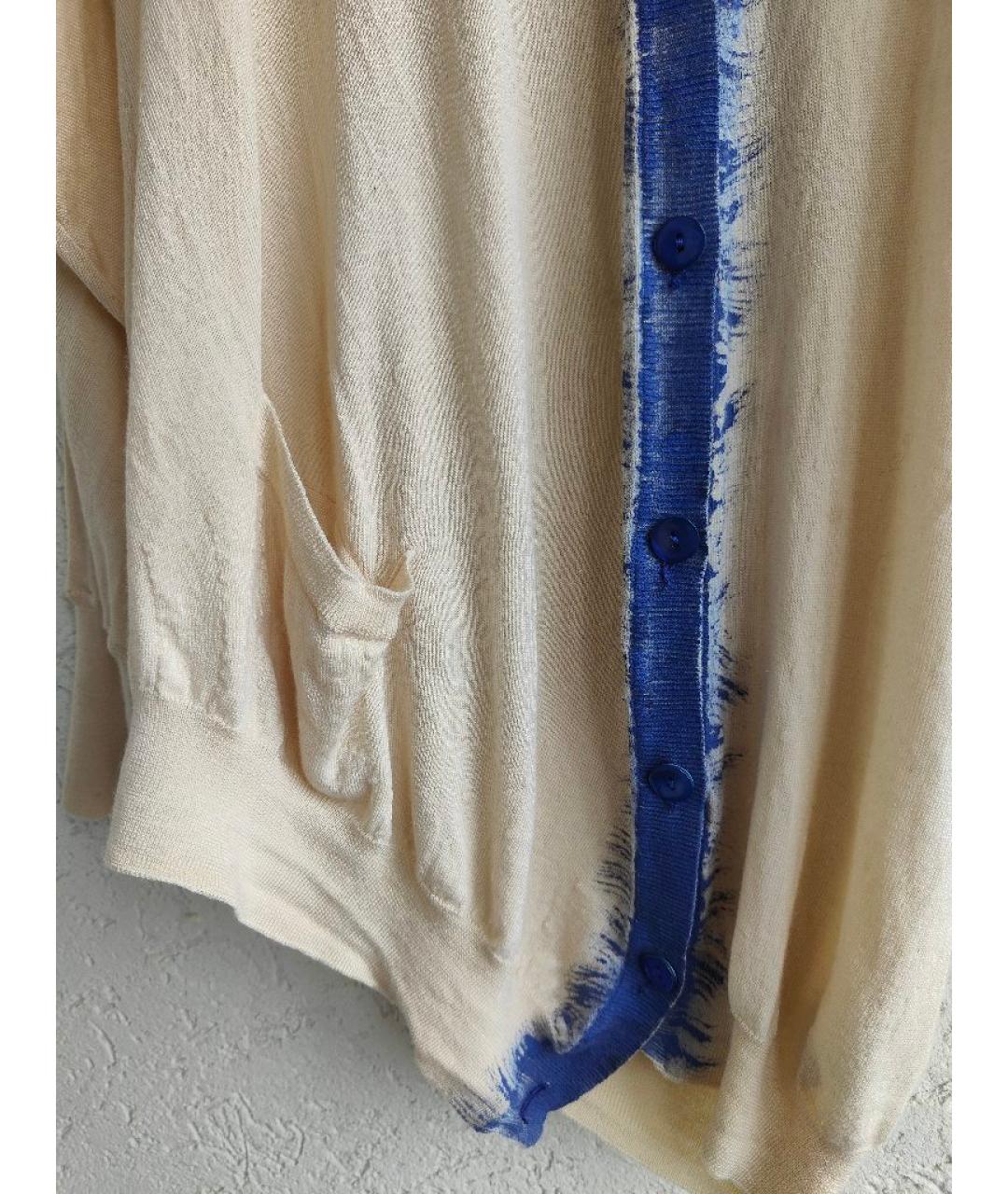 ALEXANDER MCQUEEN Бежевый кашемировый кардиган, фото 4