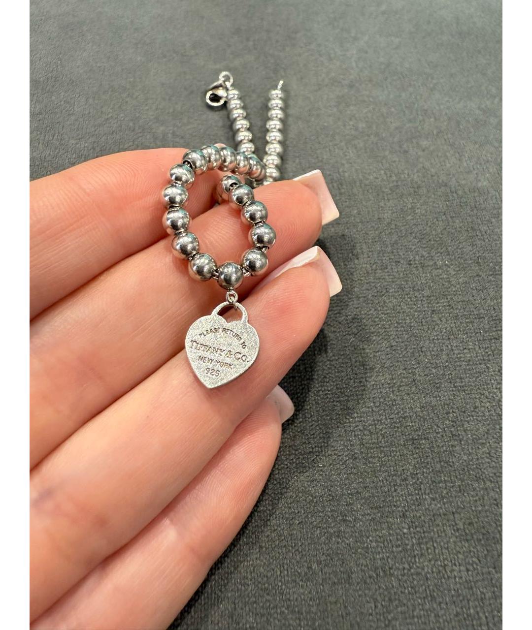 TIFFANY&CO Серебрянный серебряный браслет, фото 6