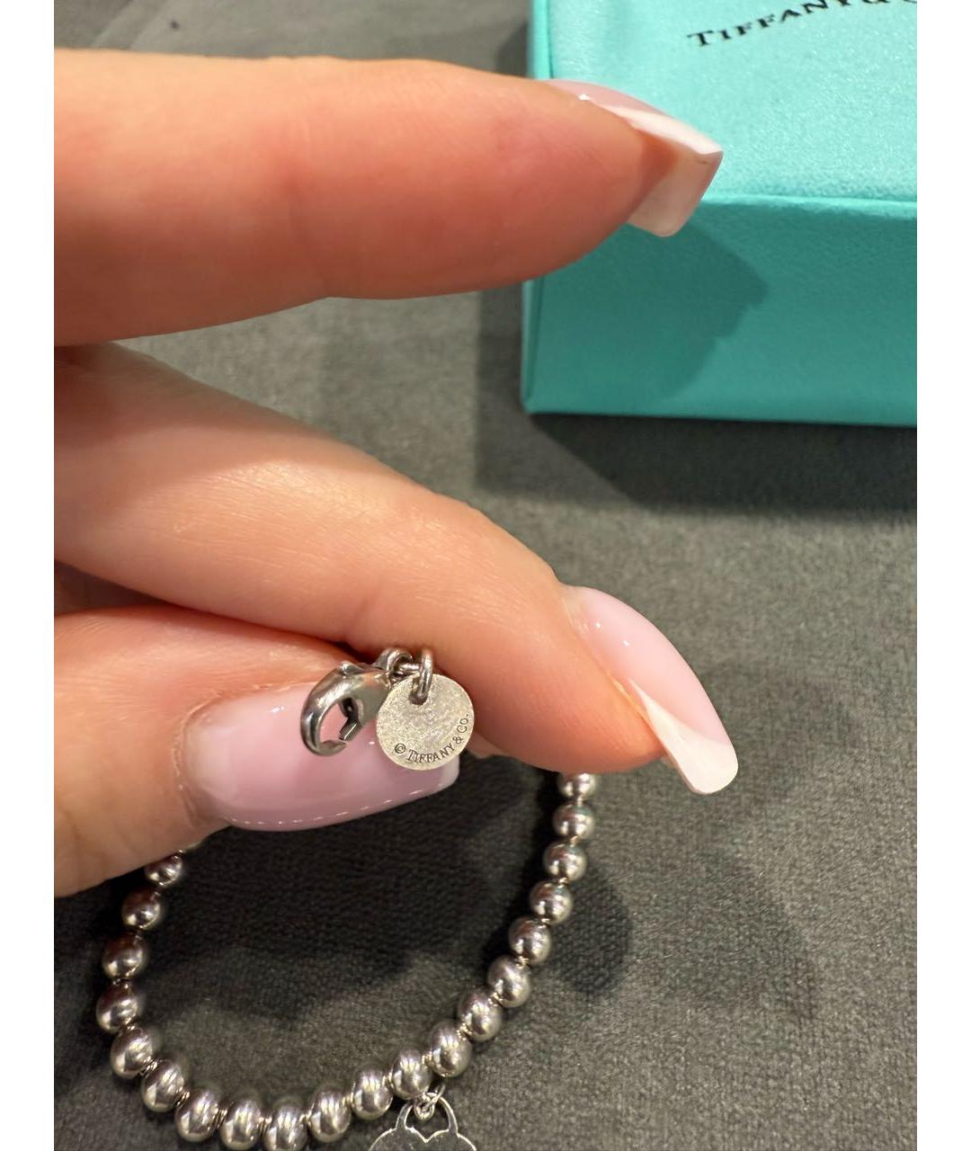 TIFFANY&CO Серебрянный серебряный браслет, фото 5