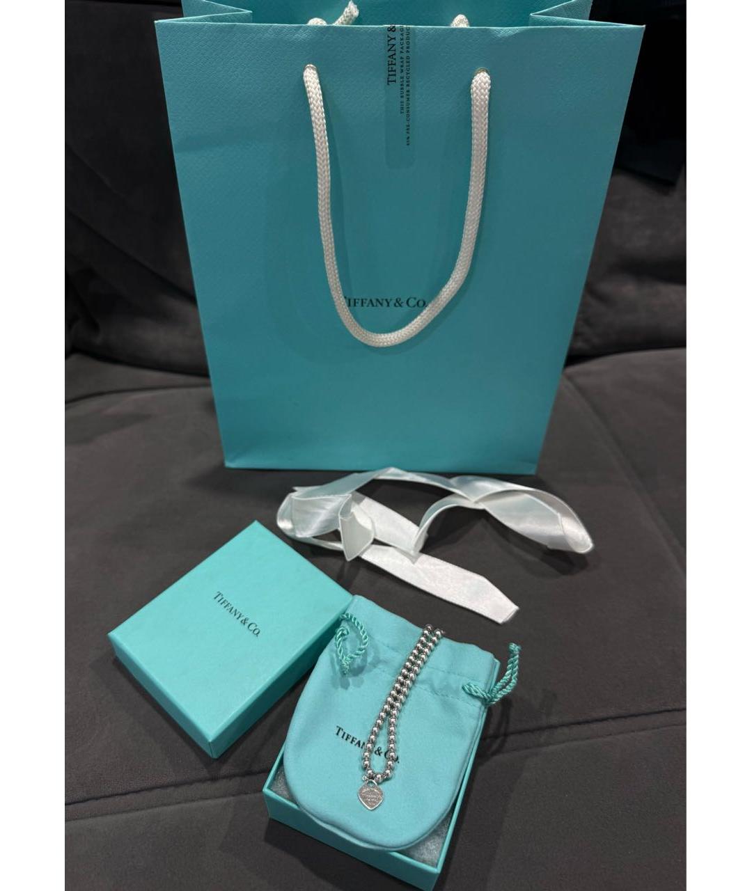 TIFFANY&CO Серебрянный серебряный браслет, фото 3