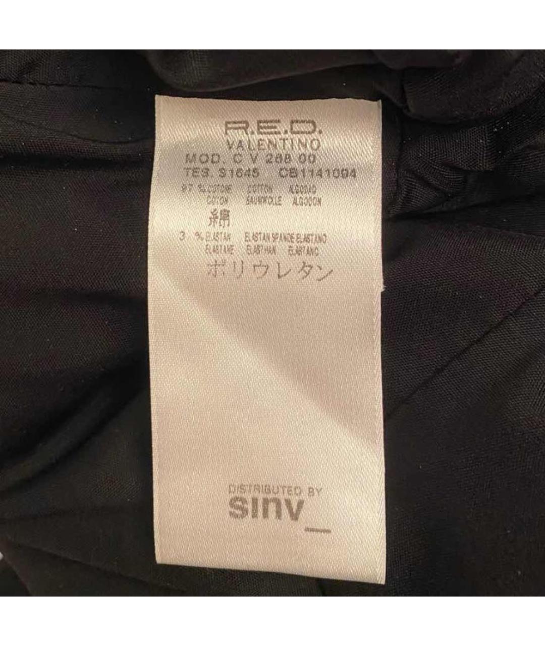 RED VALENTINO Черное вечернее платье, фото 4