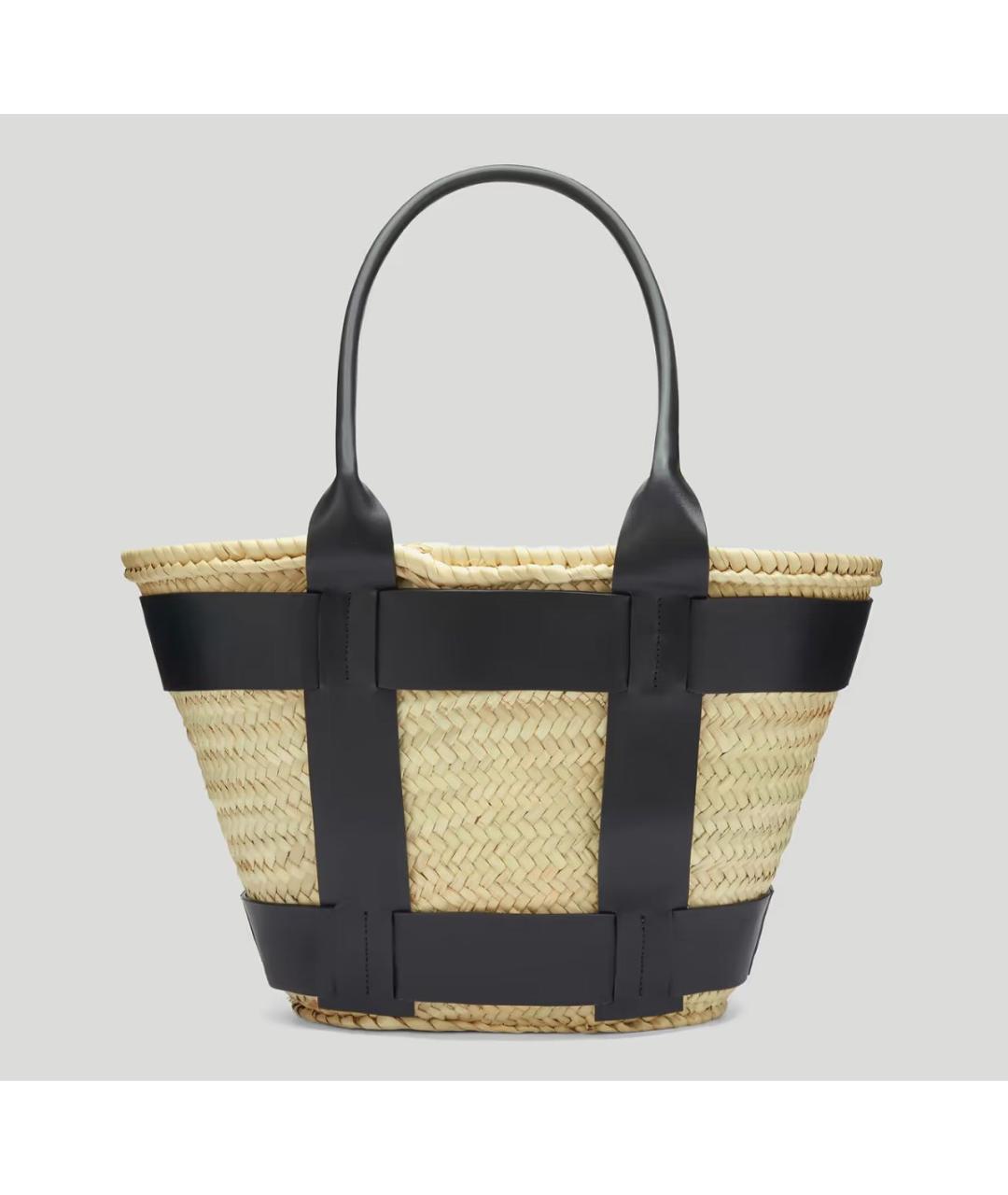 DEMELLIER Бежевая пелетеная пляжная сумка, фото 3