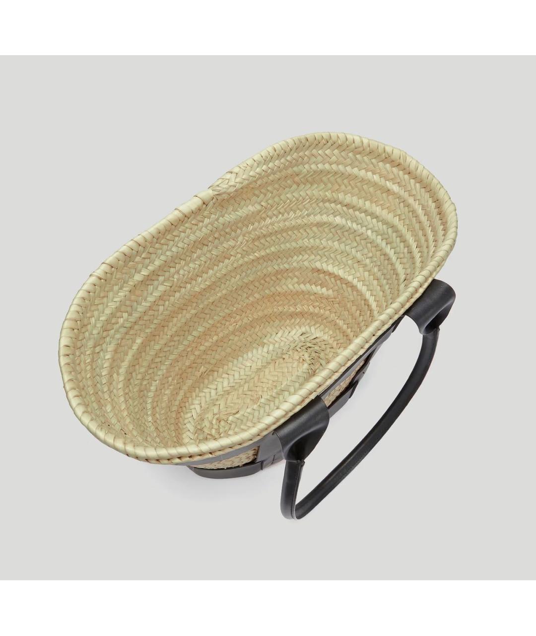 DEMELLIER Бежевая пелетеная пляжная сумка, фото 4