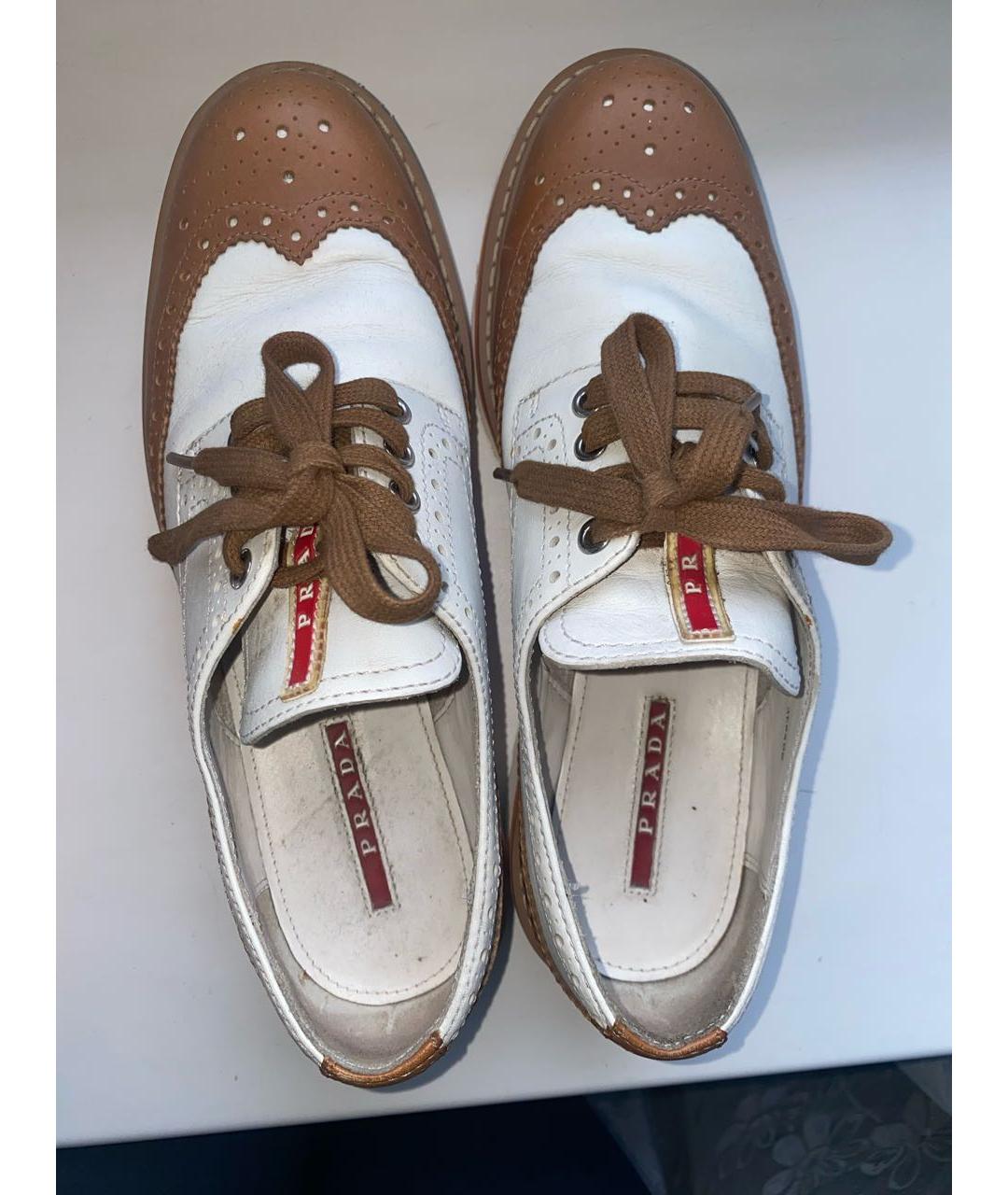 PRADA Мульти кожаные брогги и оксфорды, фото 3