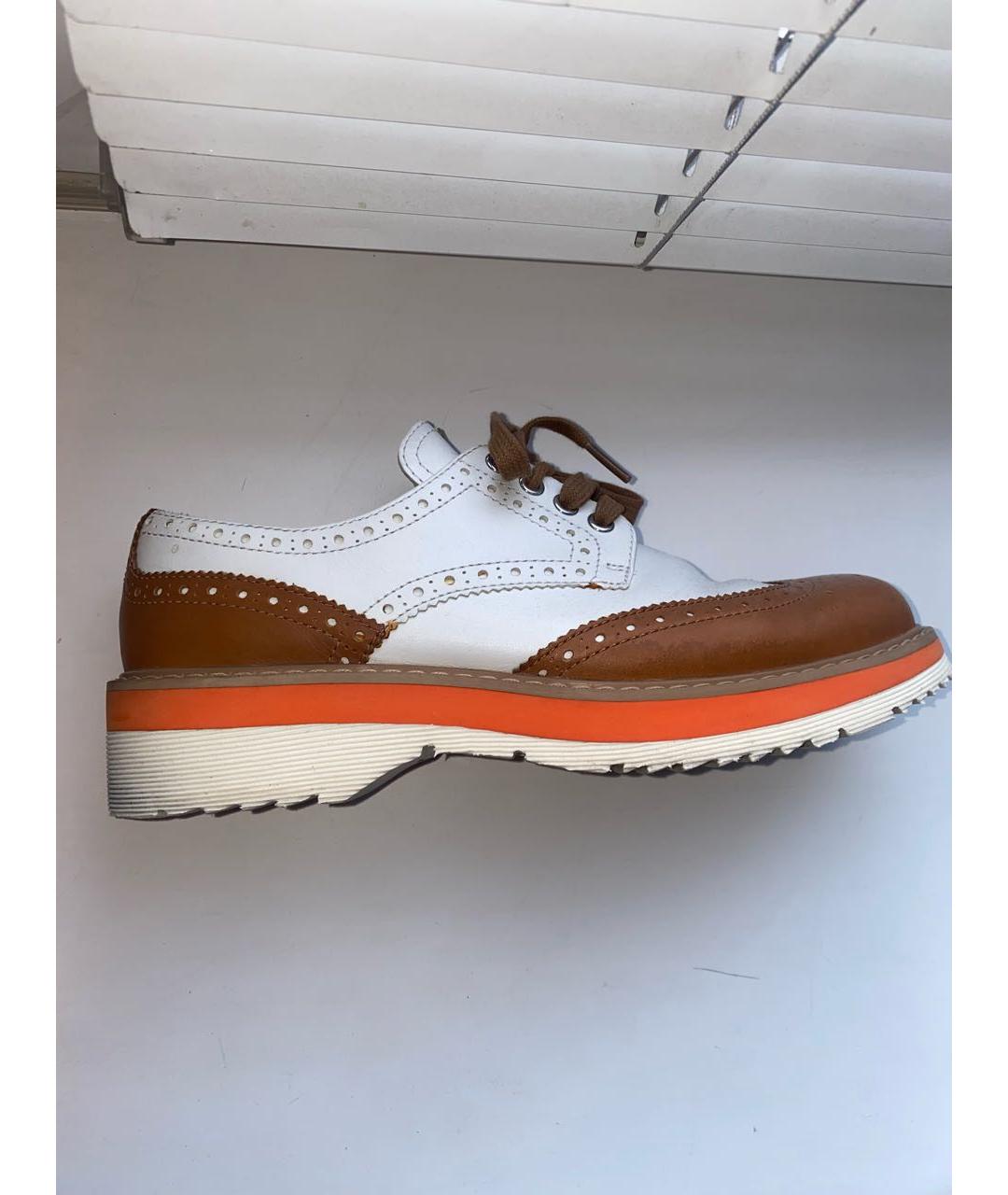 PRADA Мульти кожаные брогги и оксфорды, фото 6